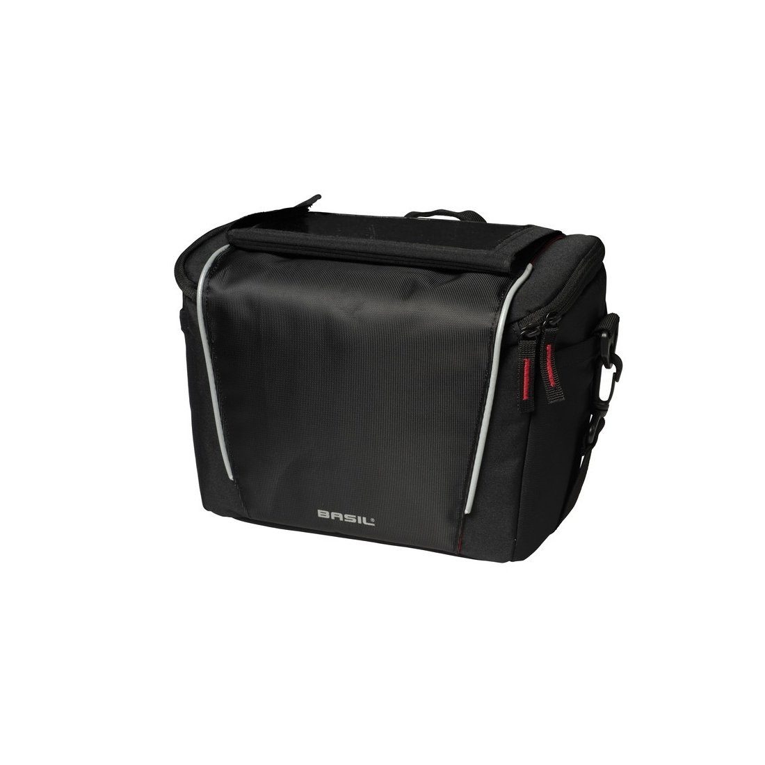 Basil Lenkertasche Sport Design, Basil 17744 Lenkertasche Sport Design, mit  Adapterplatte, 7 ltr, schwarz