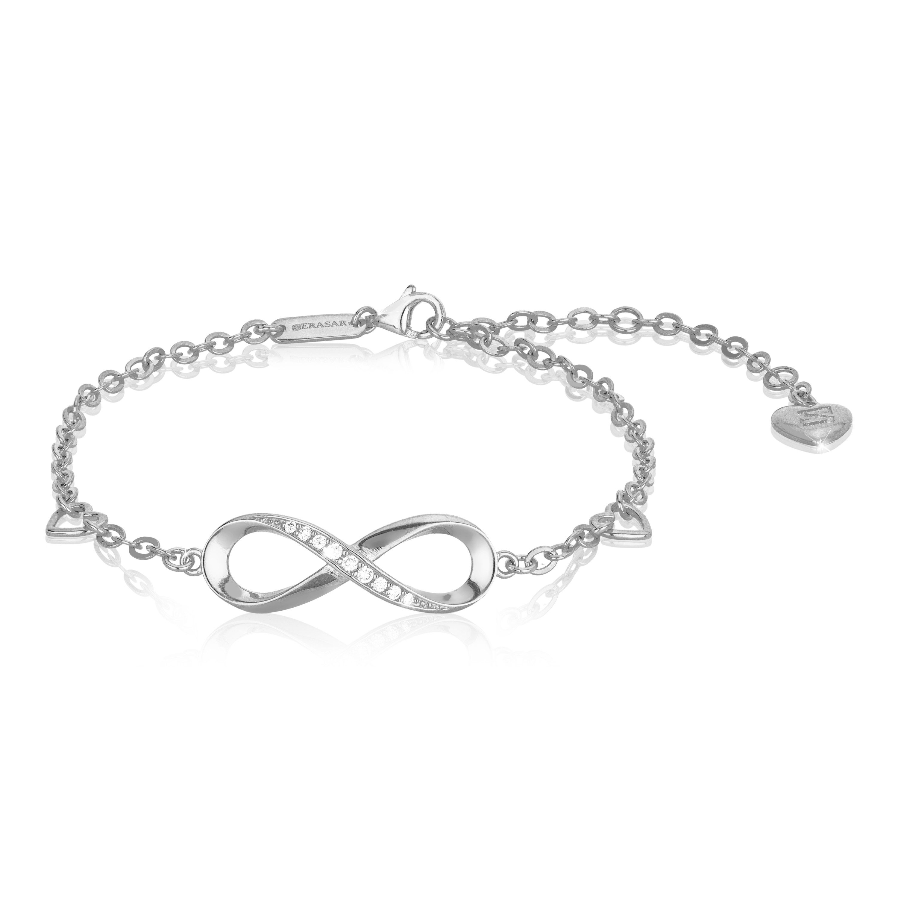 SERASAR Silberarmband Damenarmband aus Sterlingsilber "Infinity" günstig online kaufen