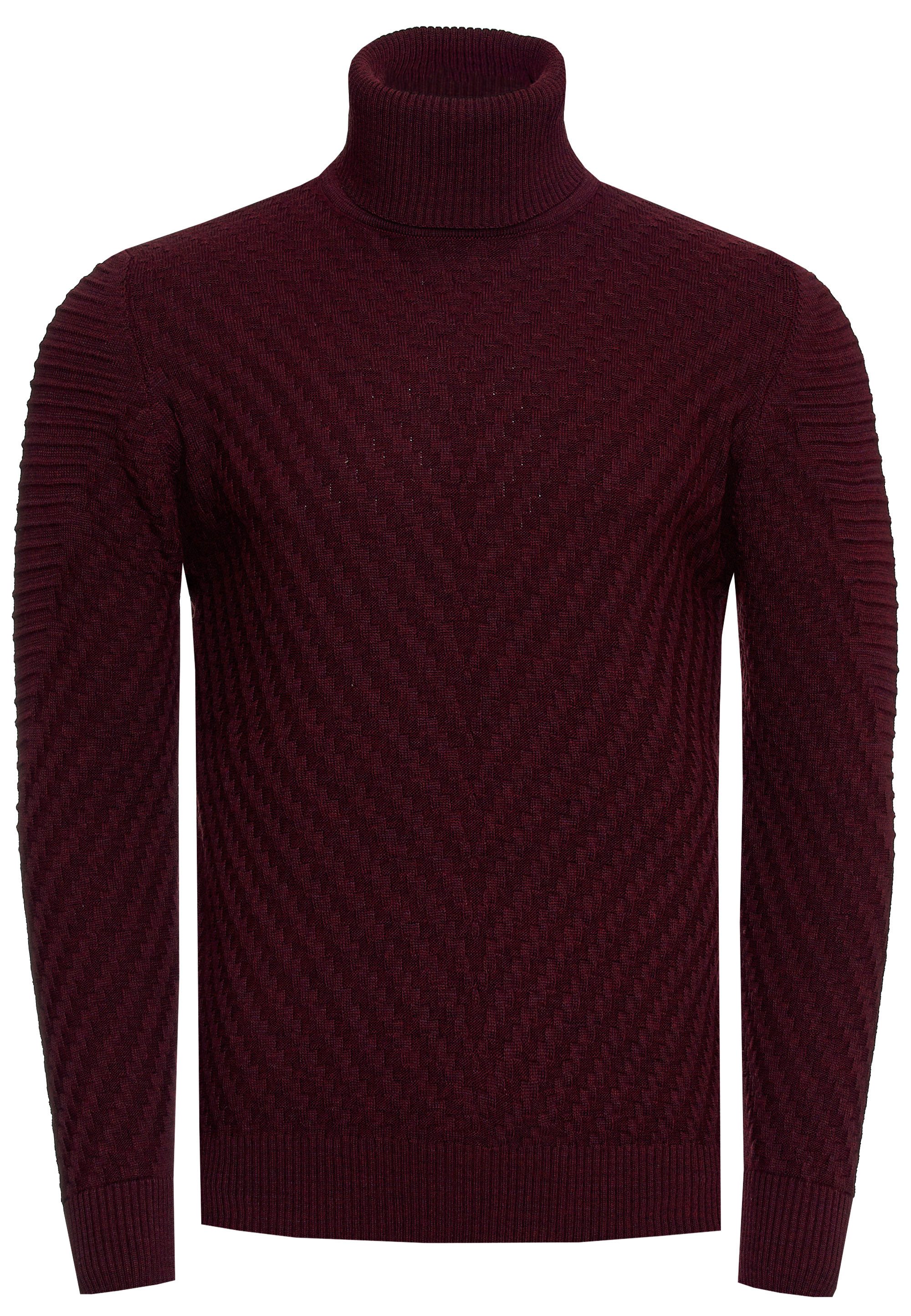 Rusty Neal Rollkragenpullover in stilvollem Feinstrick