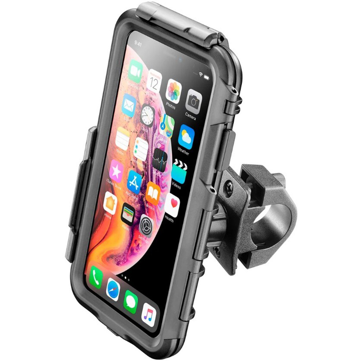 Interphone INTERPHONE PROCASE IPHONE XS MAX, RUNDROHR-LENKER Smartphone-Halterung