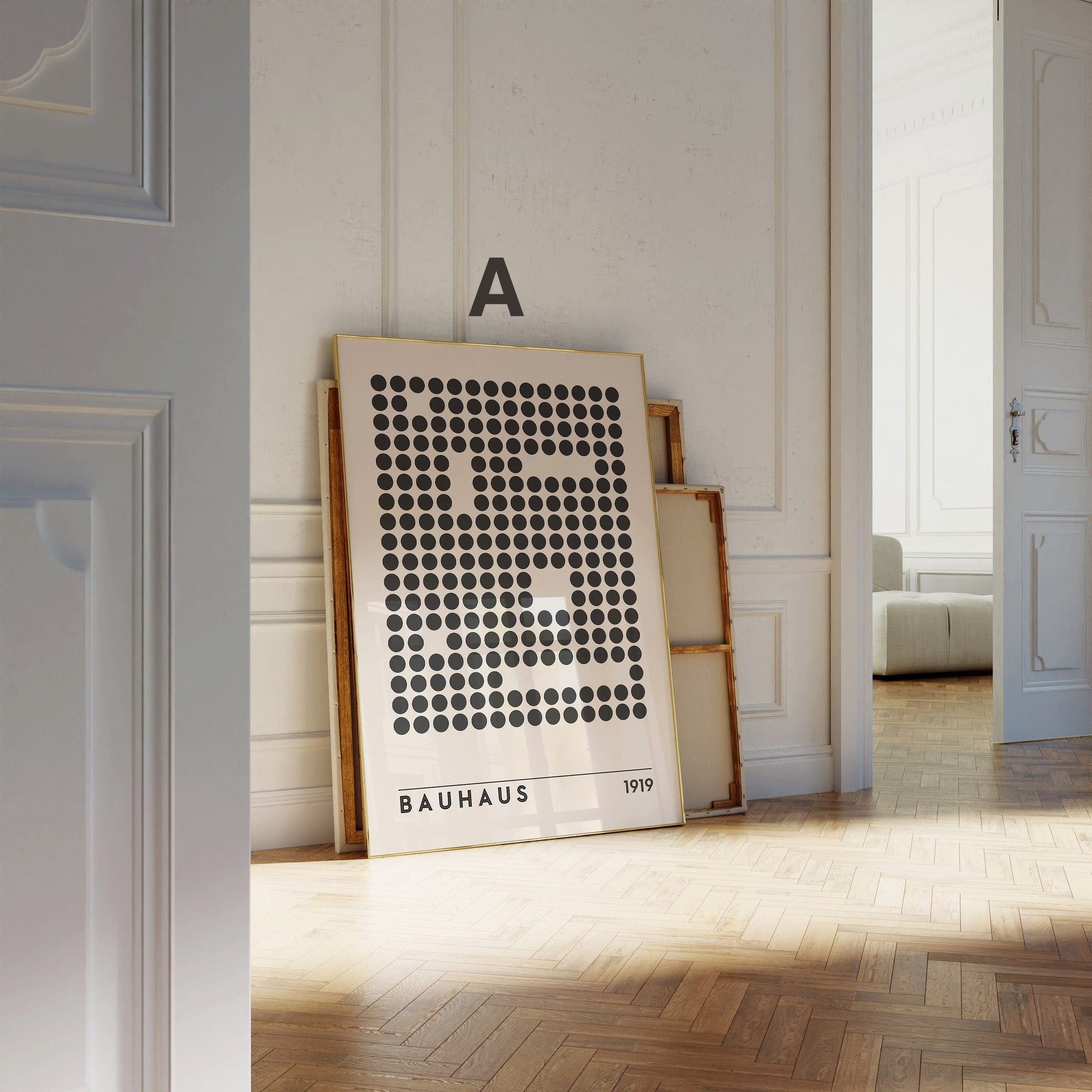 JUSTGOODMOOD Poster Premium ® Bauhaus Ausstellung günstig online kaufen