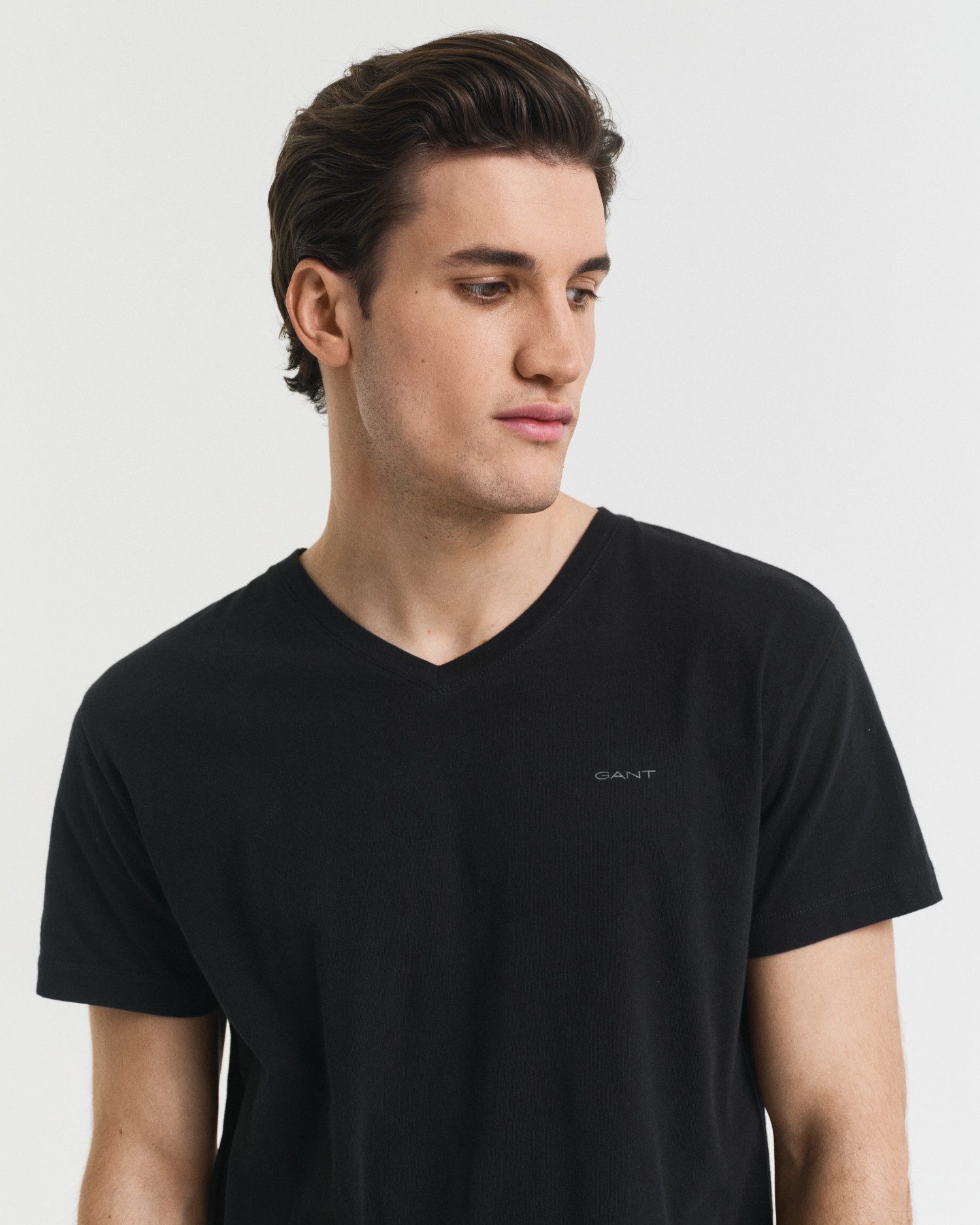 Gant Kurzarmshirt V-NECK T-SHIRT 2-PACK Mit V-Ausschnitt