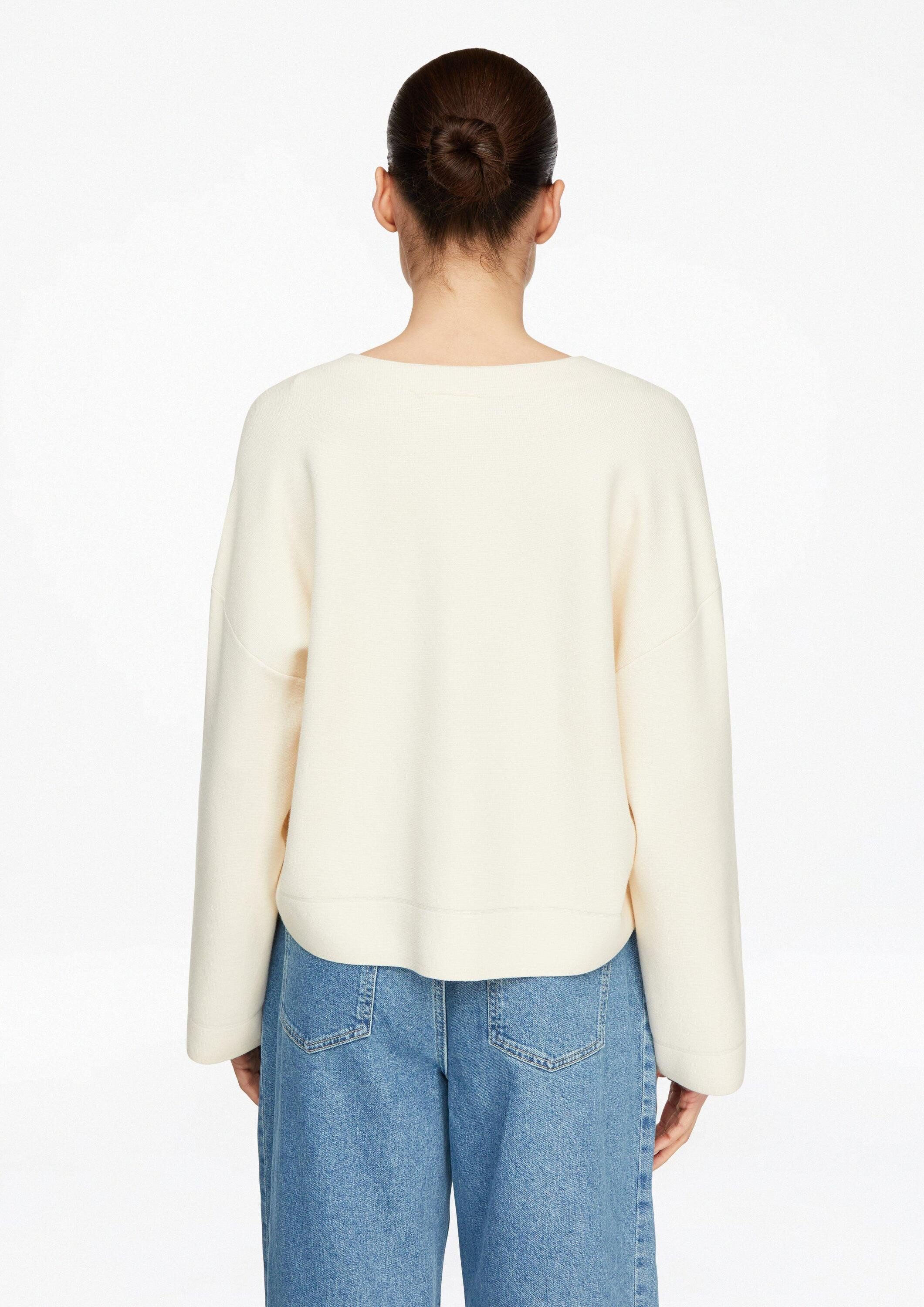 comma Cardigan Strickjacke V-Neck Cardigan mit weiten Ärmeln