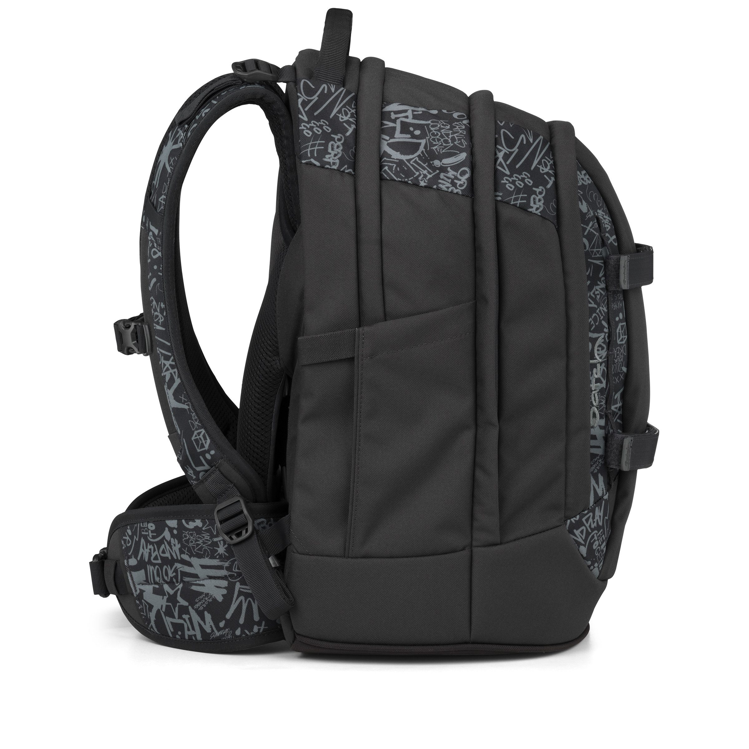Satch Schulranzen Schulrucksack PACK Street Ink (1 Stück), ergonomisch, Your-Size-System, 5 Fächer – Bild 4 von 5