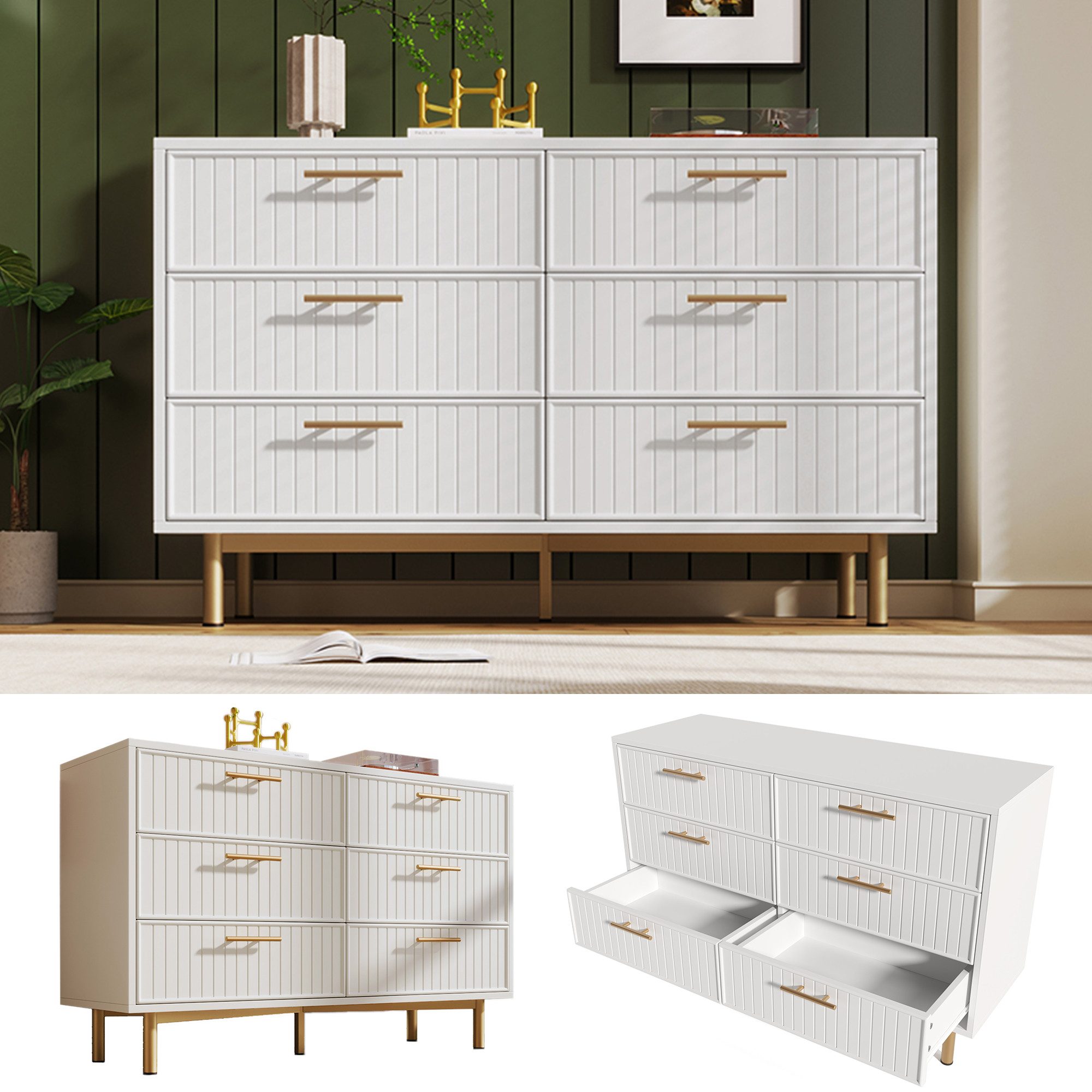 HAUSS SPOLE Sideboard Kommode mit 6 günstig online kaufen