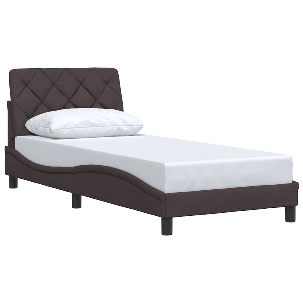 vidaXL Bett Bettgestell ohne Matratze Dunkelbraun günstig online kaufen