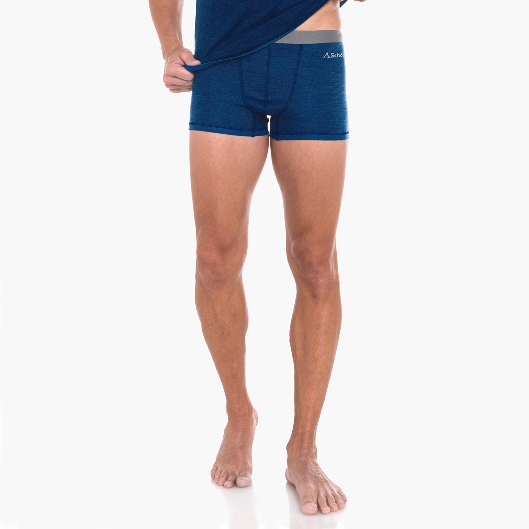 Schöffel Boxershorts Merino Sport Unterwäsche blau Herren günstig online kaufen