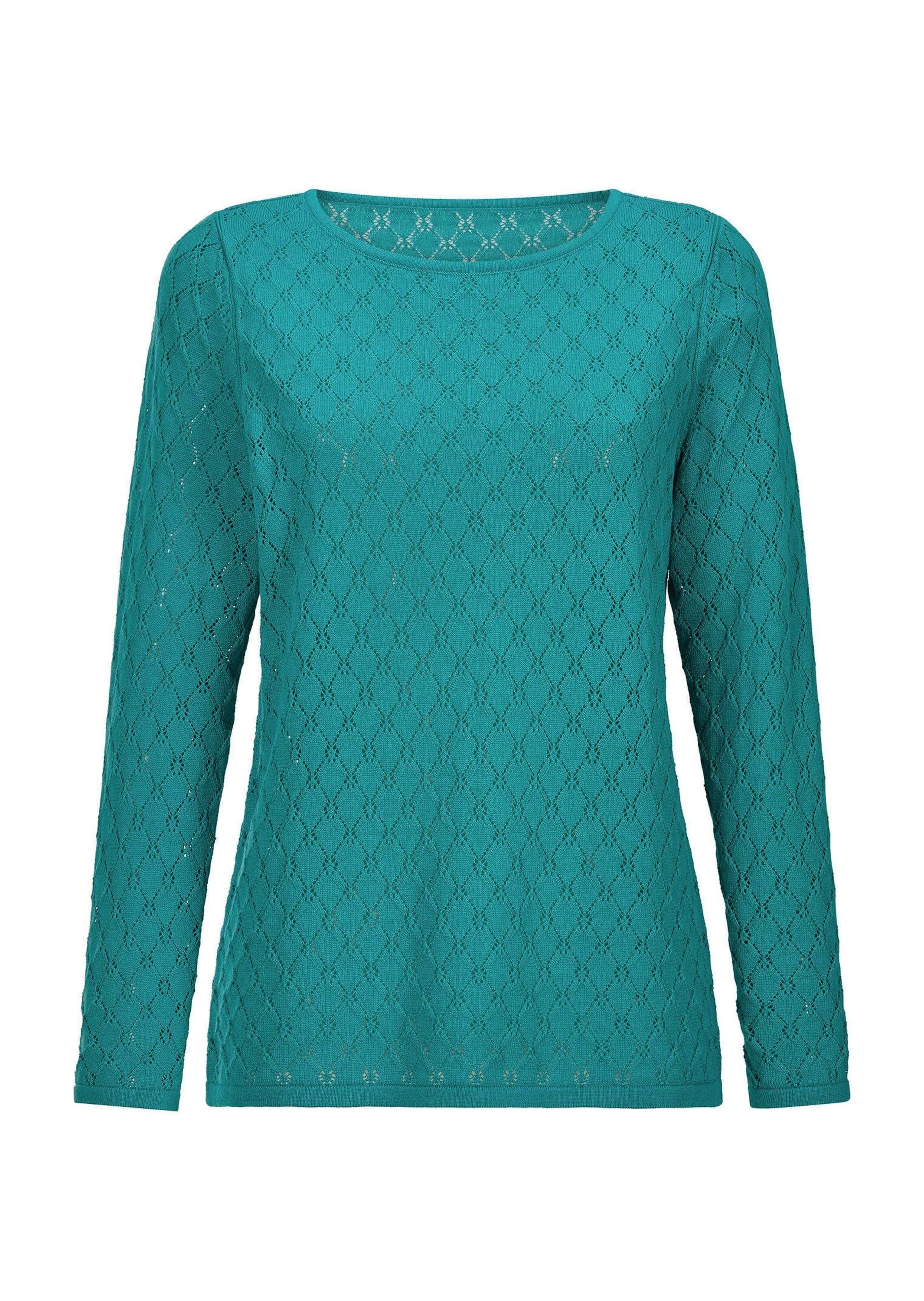 Strickpullover Strickpullover mit Wabenstruktur