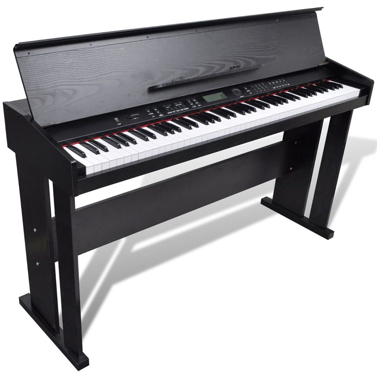 DOTMALL Klavier Elektronisches Klavier/Digitalpiano mit 88 Tasten & Notenständer