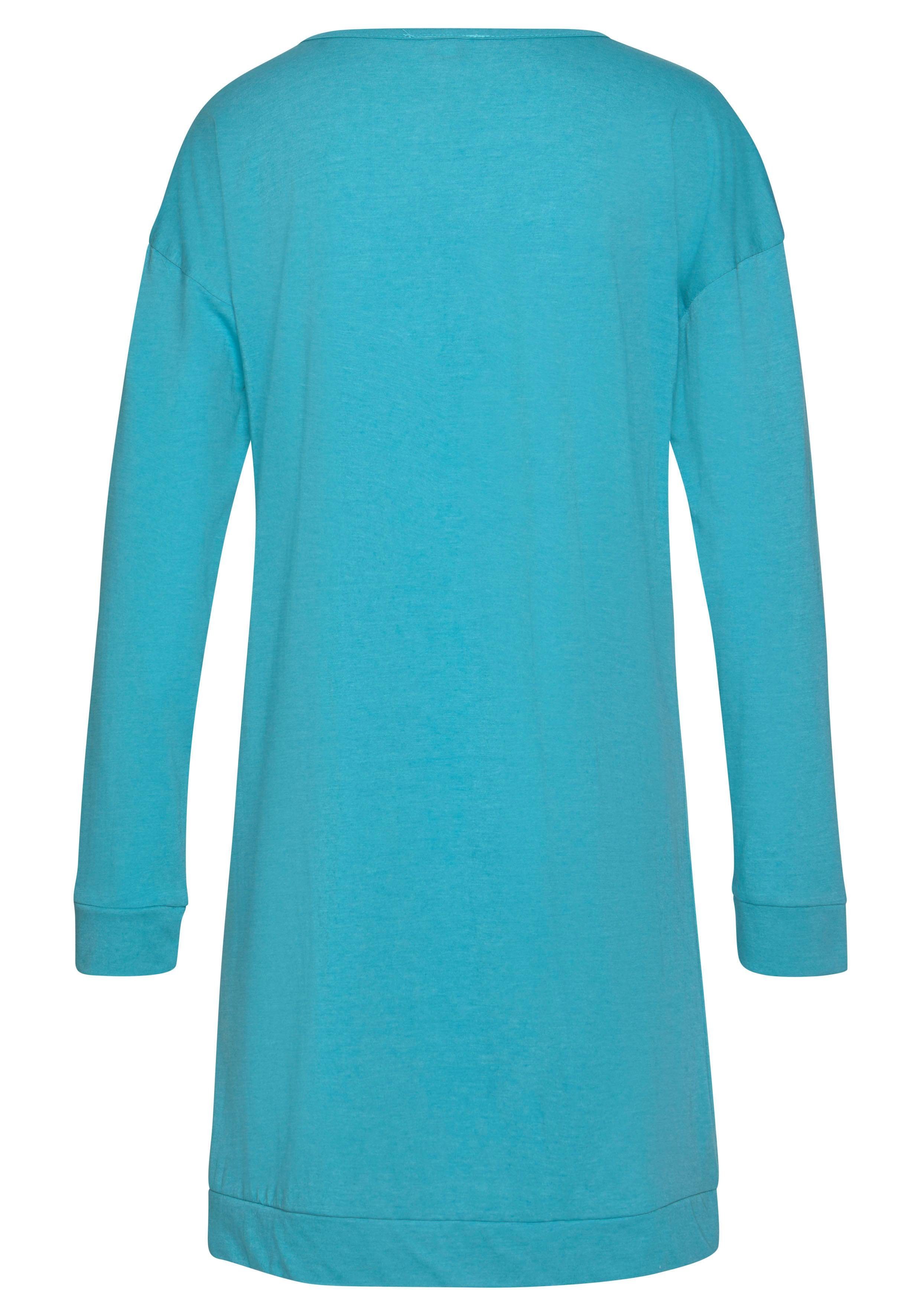 Arizona Nachthemd (2er Pack) in melierter Optik