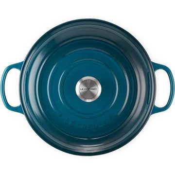 LE CREUSET Bräter Gusseisen Bräter - Gourmet-Profitopf - deep teal