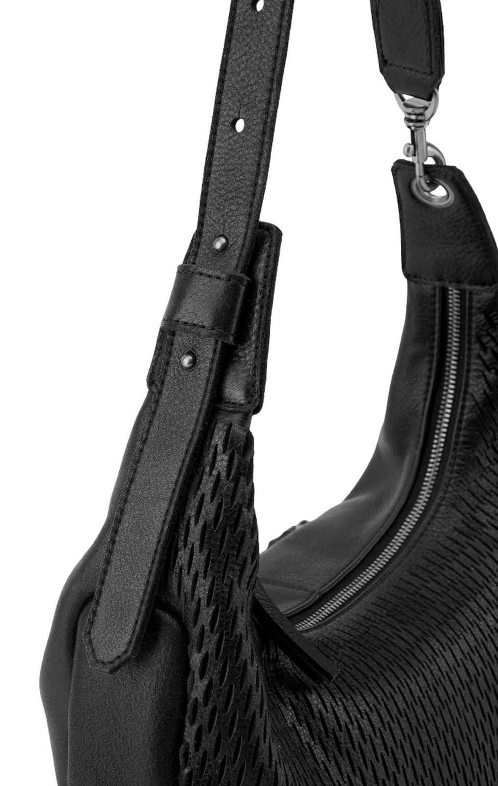 FREDsBRUDER Schultertasche Round Crossbag, aus echtem Rindsleder