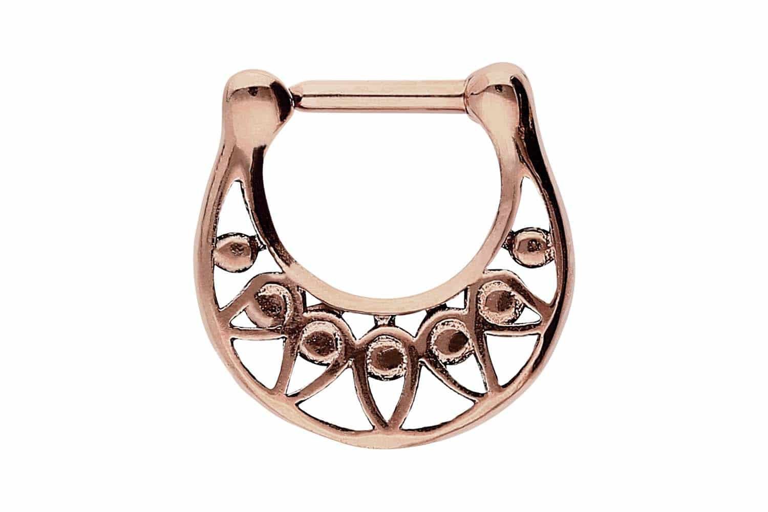 Nasenpiercing Chirurgenstahl Clicker DESIGN Ohrpiercing Septum Nase