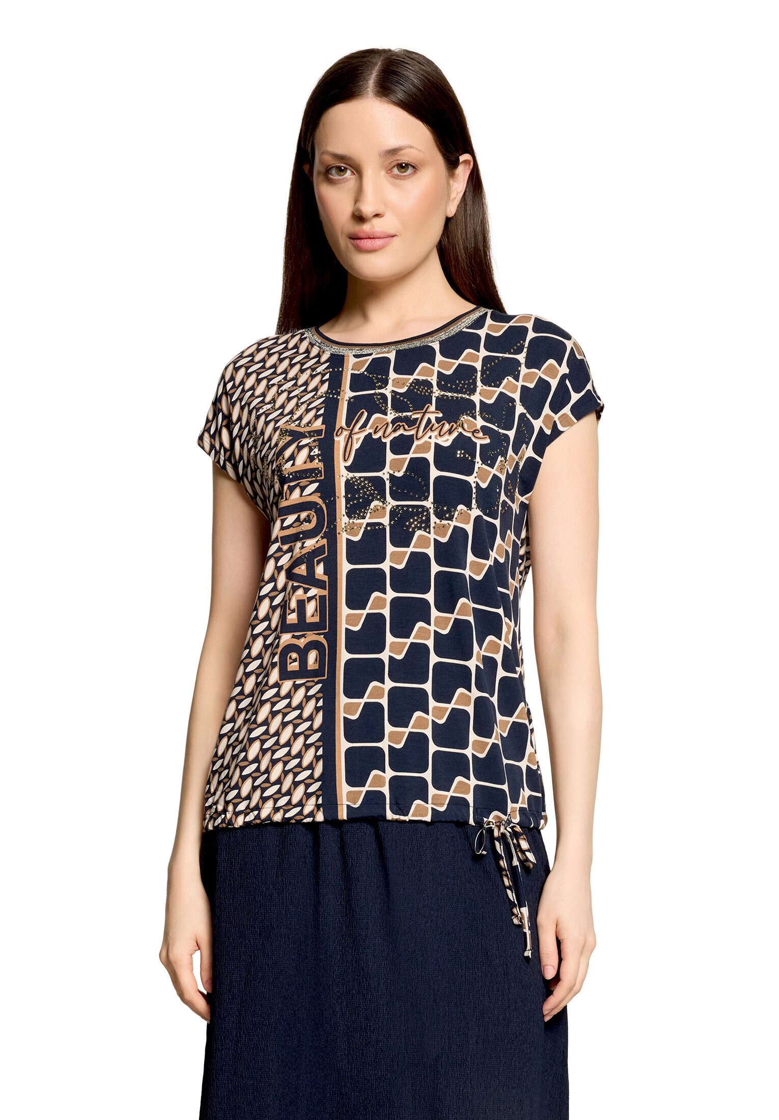 Betty Barclay Kurzarmshirt Damen mit Tunnelzug (1-tlg)