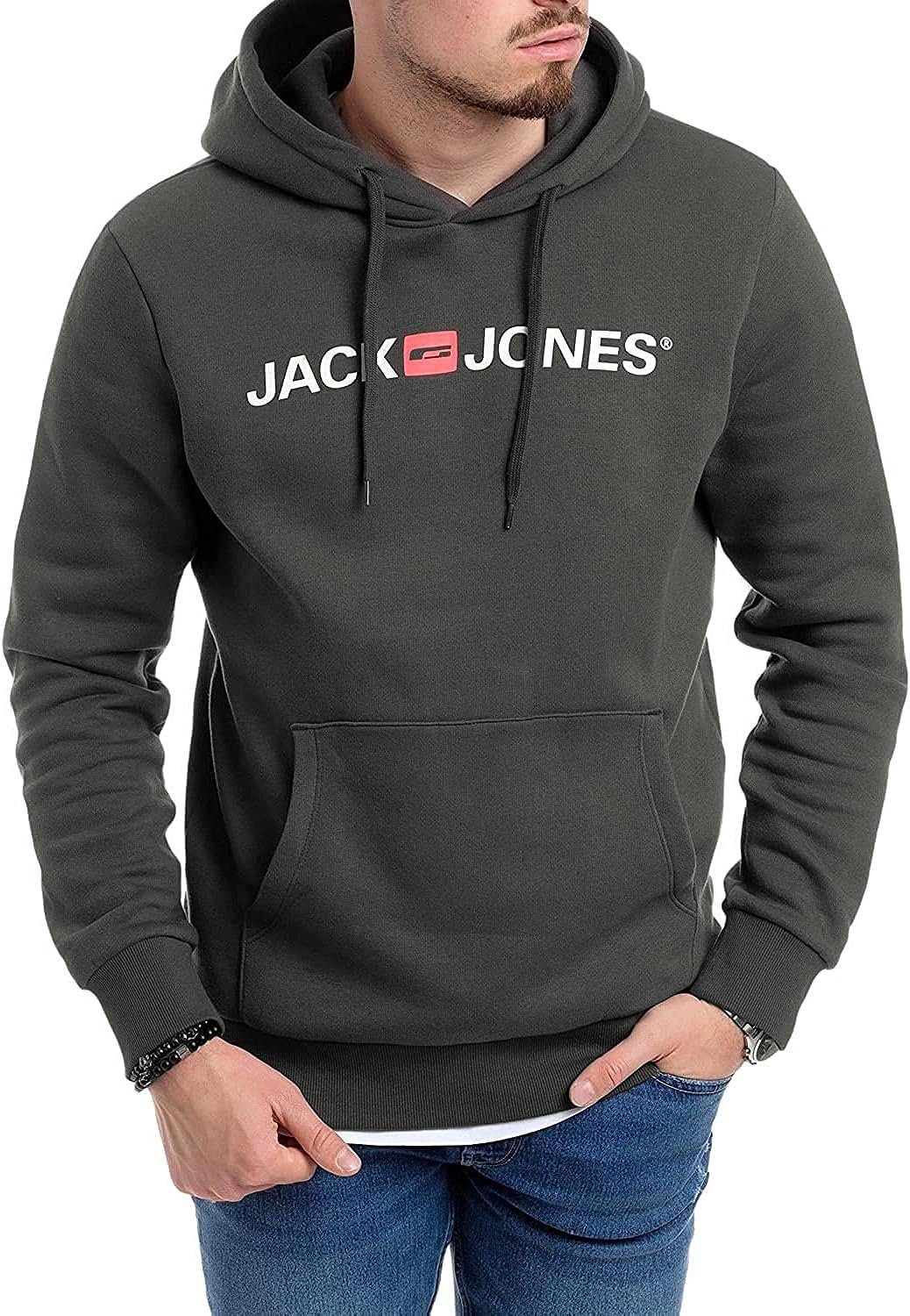 Jack Jones Kapuzenpullover 2er Pack Hoodie Sweat Herren S M L XL