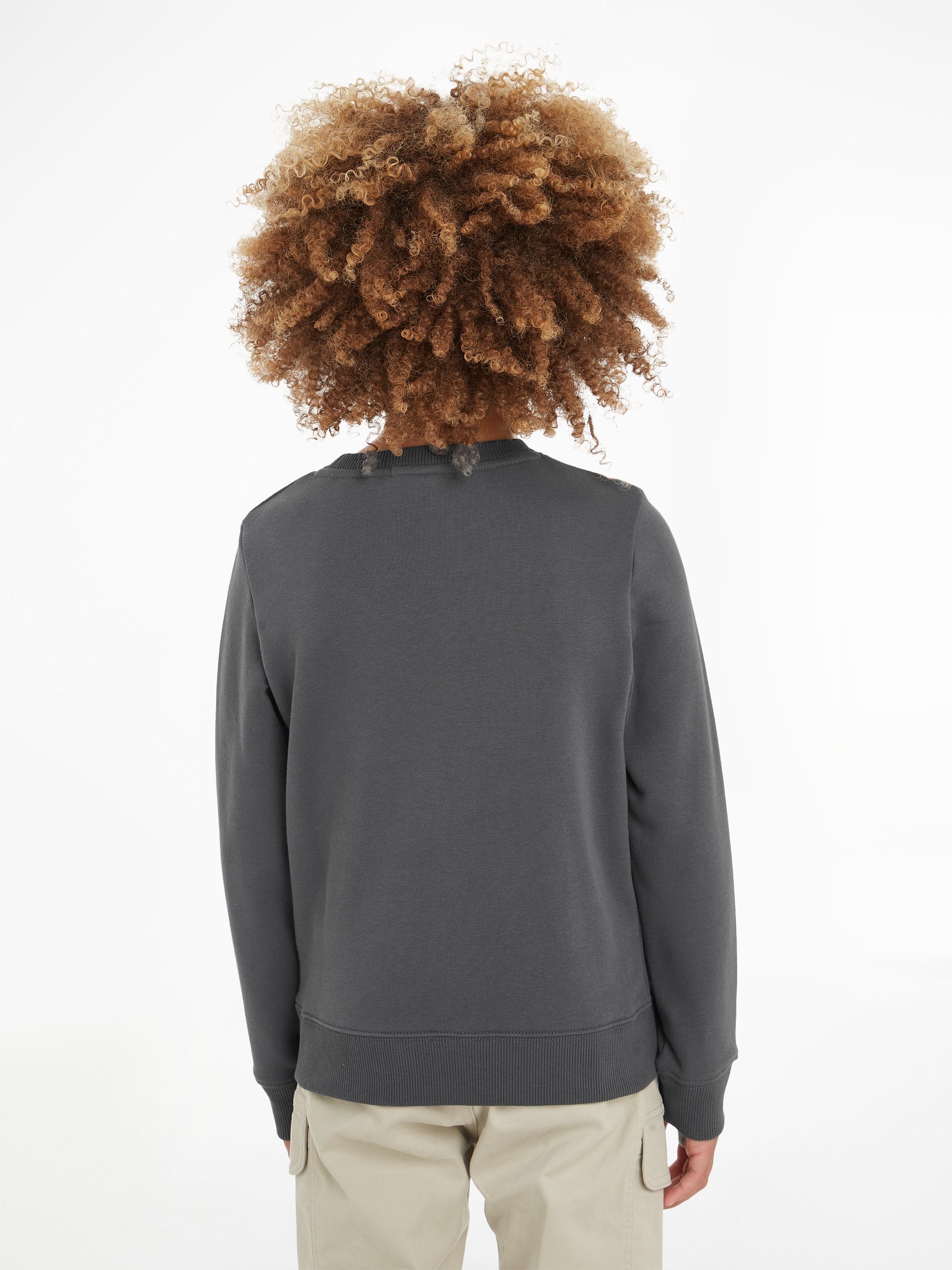 Calvin Klein STACK Sweatshirt mit Logodruck LOGO CKJ SWEATSHIRT Jeans