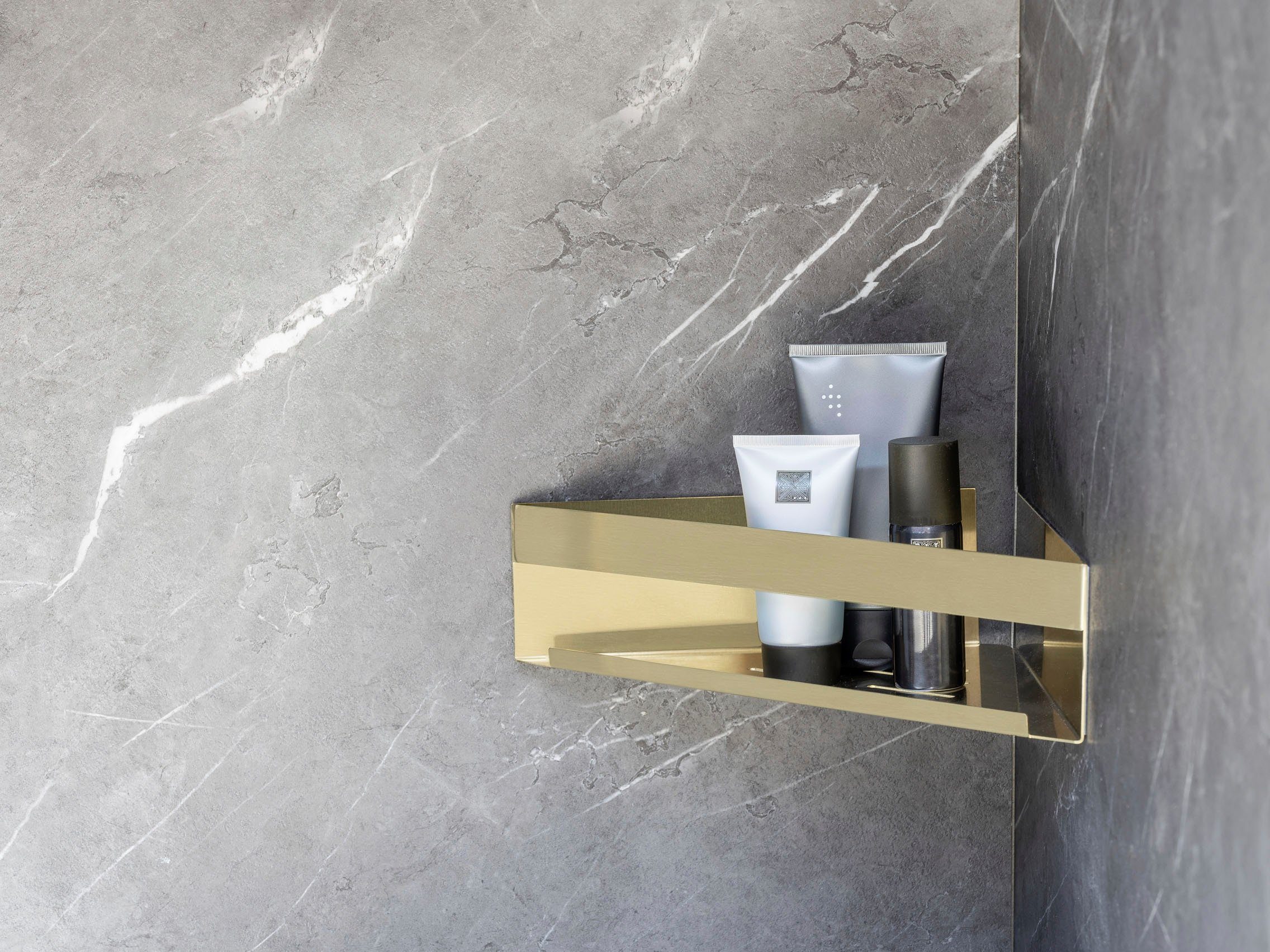 WENKO Badorganizer Turbo-Loc® Eckablage Genova, Wandregal aus hochwertigem günstig online kaufen