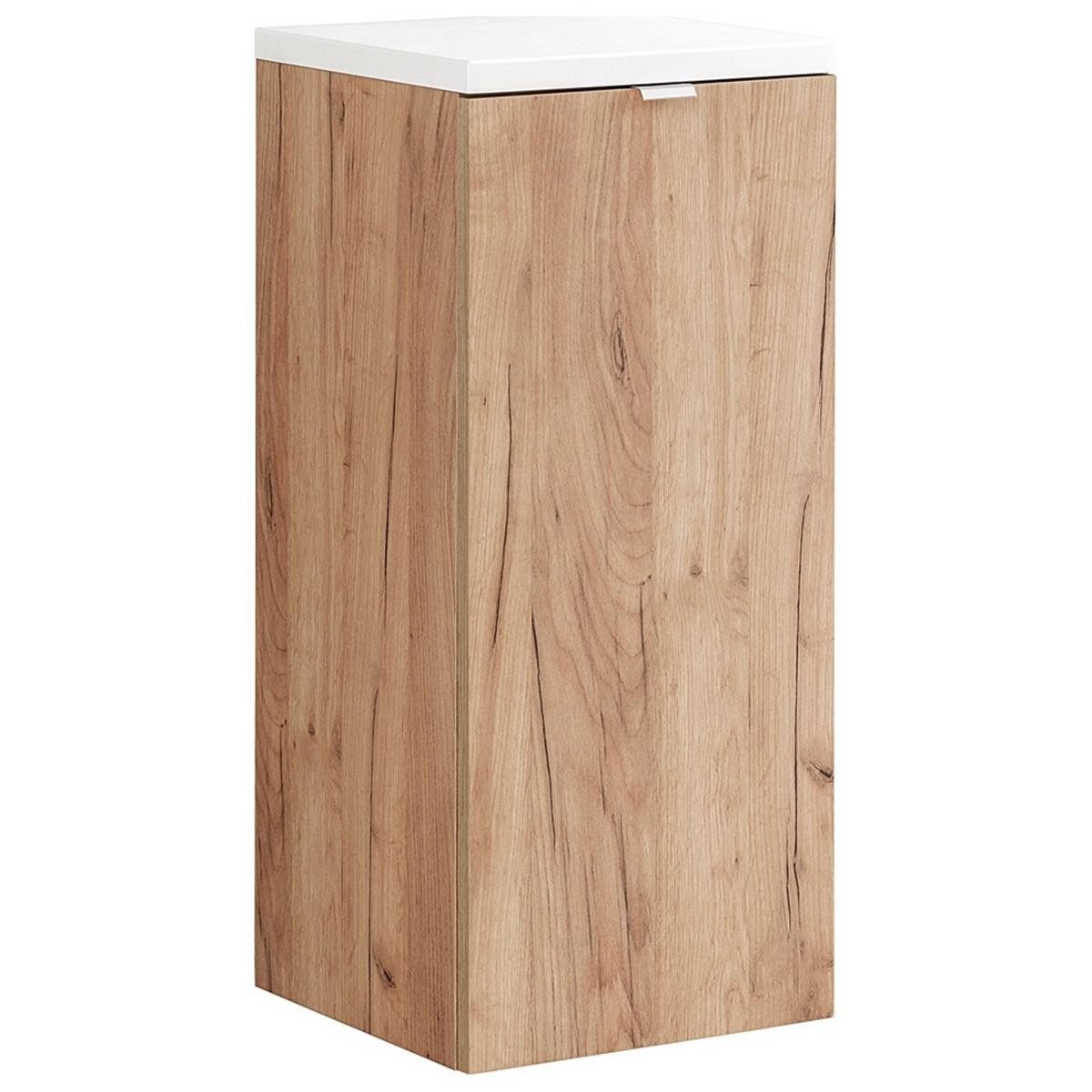 Lomadox Unterschrank TOSKANA-56 Badezimmer Unterschrank mit Wäschekorb in W günstig online kaufen