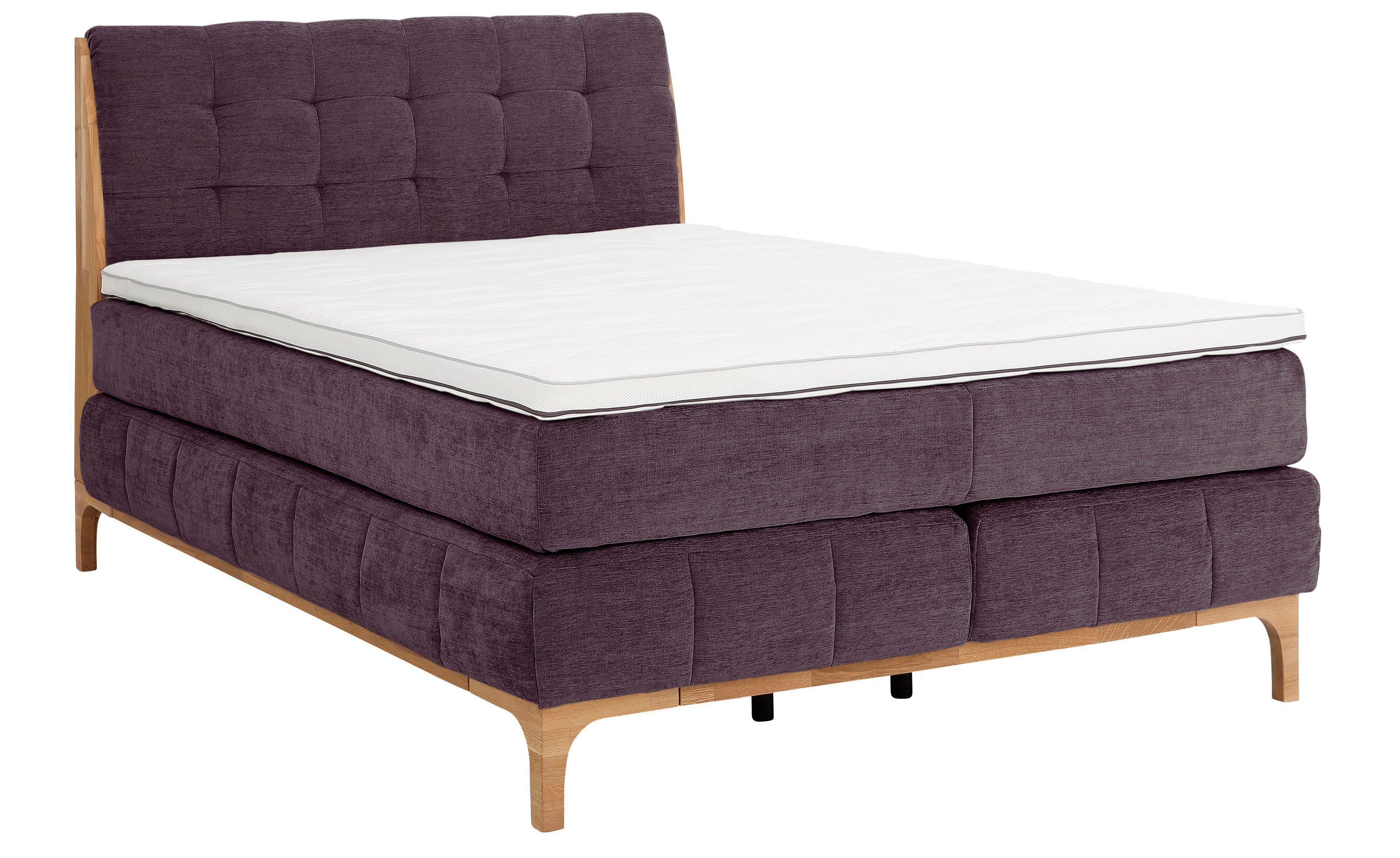 OTTO home Boxspringbett Jelle (5-St), zertifizierte, recycelte Bezugsstoffe, verschiedene Ausführungen