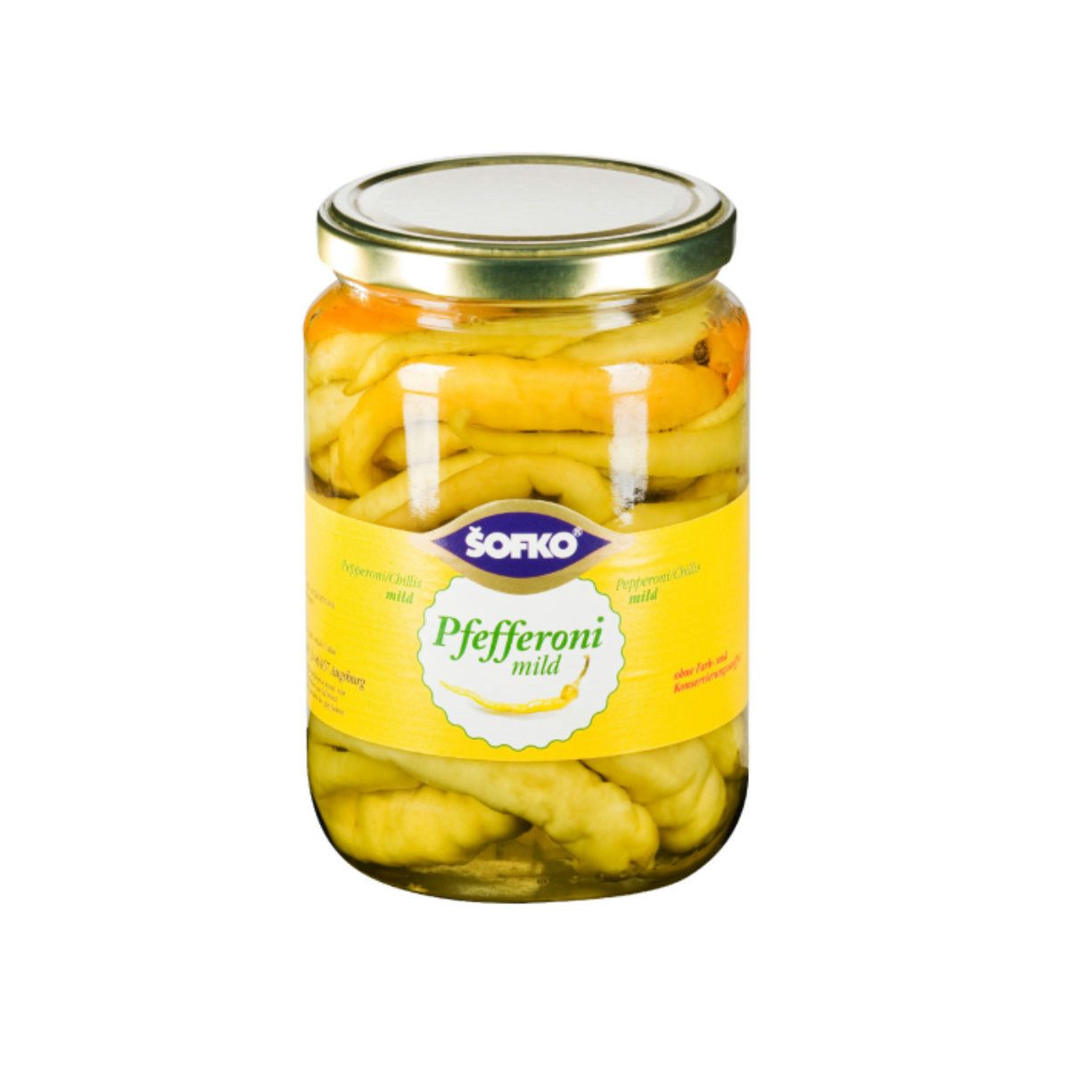 SOFKO Gemüsekonserve, Sofko Pfefferoni,mild 620g