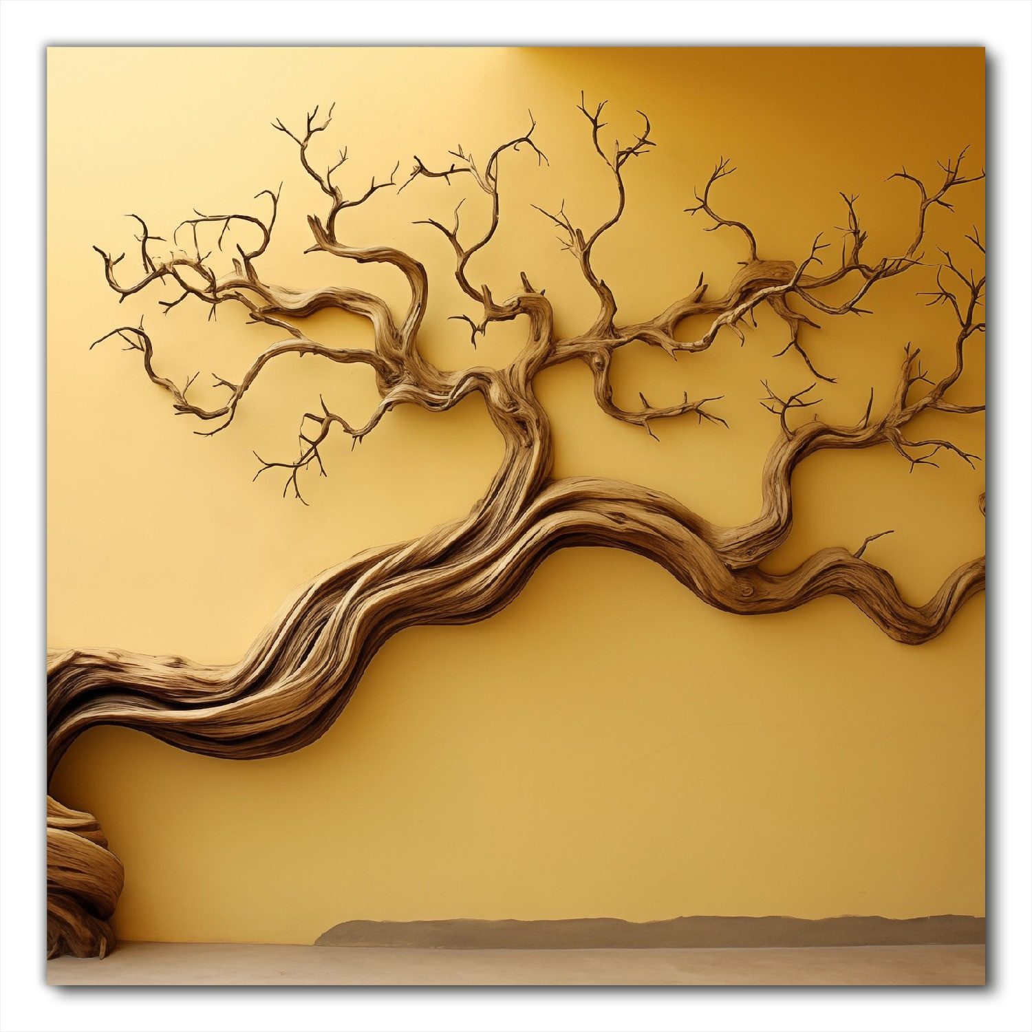 Wallario Möbelfolie Lebensbaum Skulptur