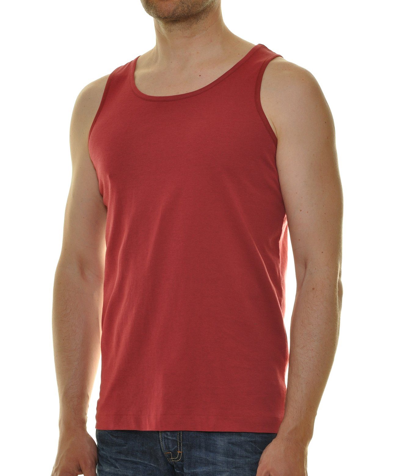 RAGMAN Muscleshirt Bordeauxrot