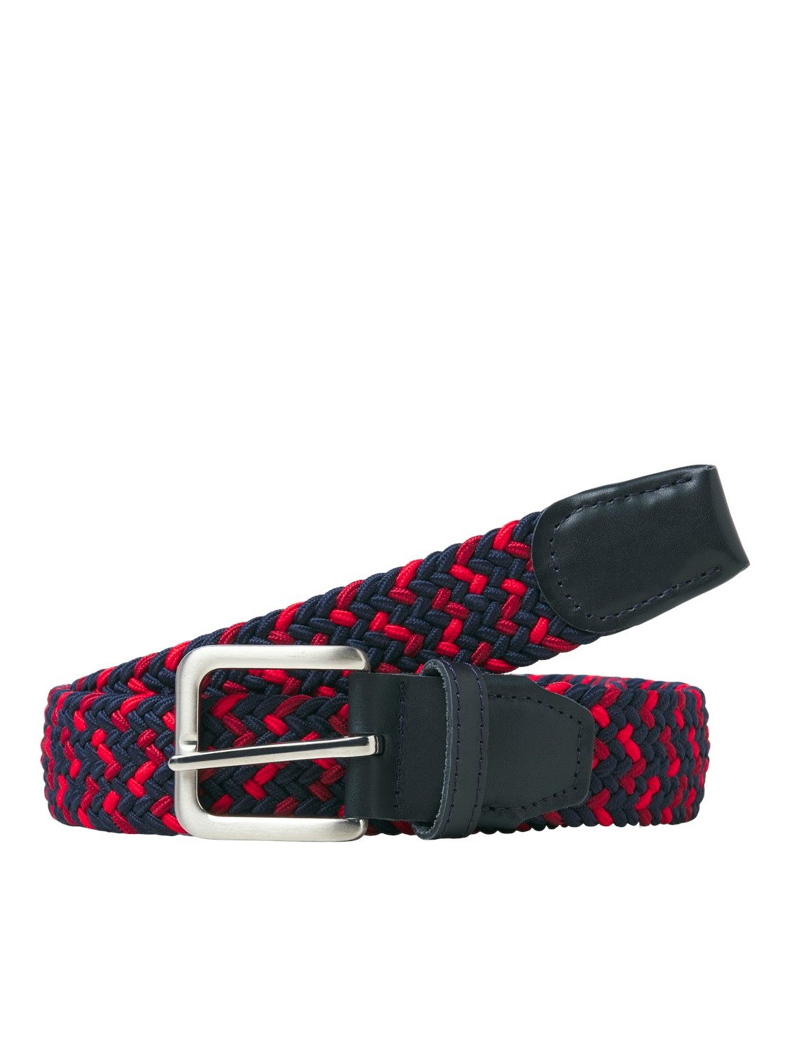 Jack & Jones Stretchgürtel JACSPRING WOVEN BELT NOOS mit silberfarbener Sch günstig online kaufen