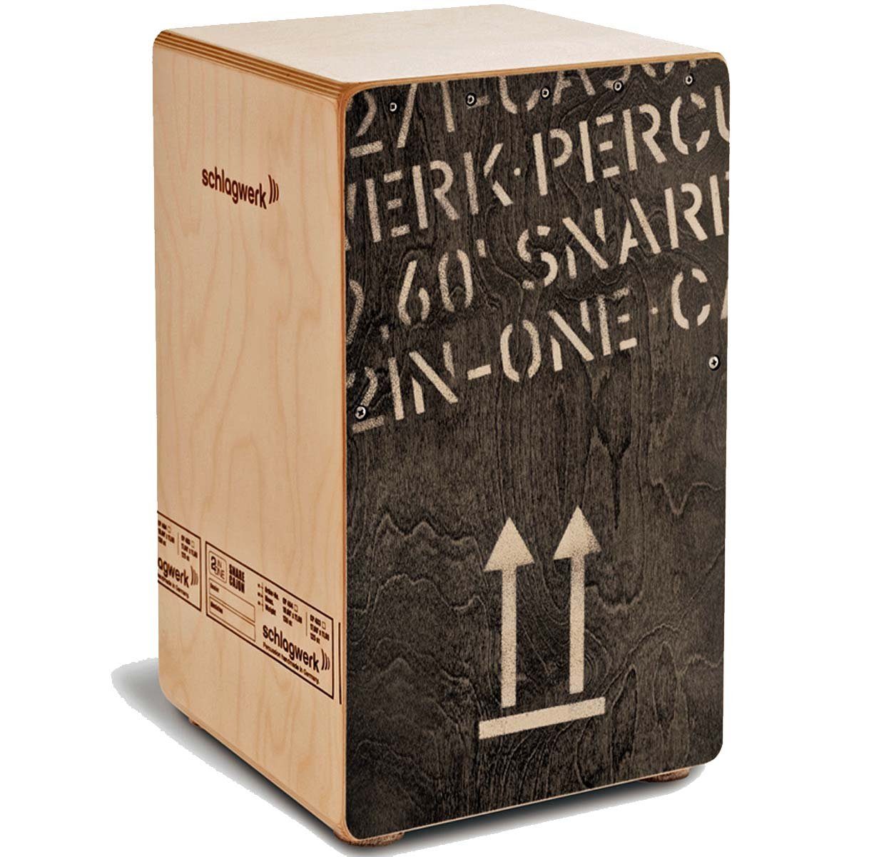 Schlagwerk Cajon CP404 BLK 2 in One