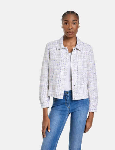 GERRY WEBER Jackenblazer Blazerjacke in Bouclé-Optik