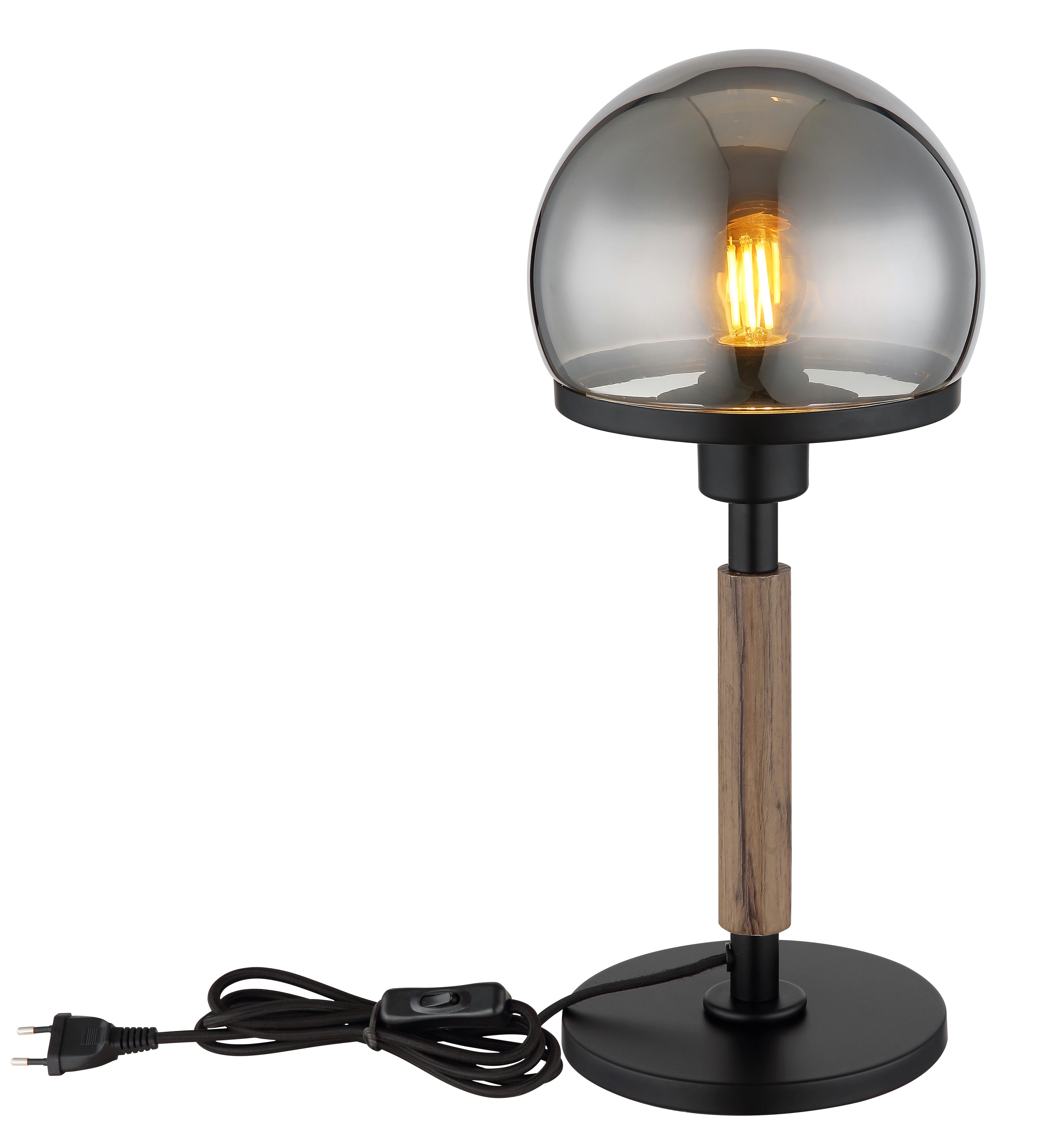 GLOBO LIGHTING Tischleuchte HAKU, ohne Leuchtmittel, Tischlampe/Schlafzimmer/Wohnzimmer