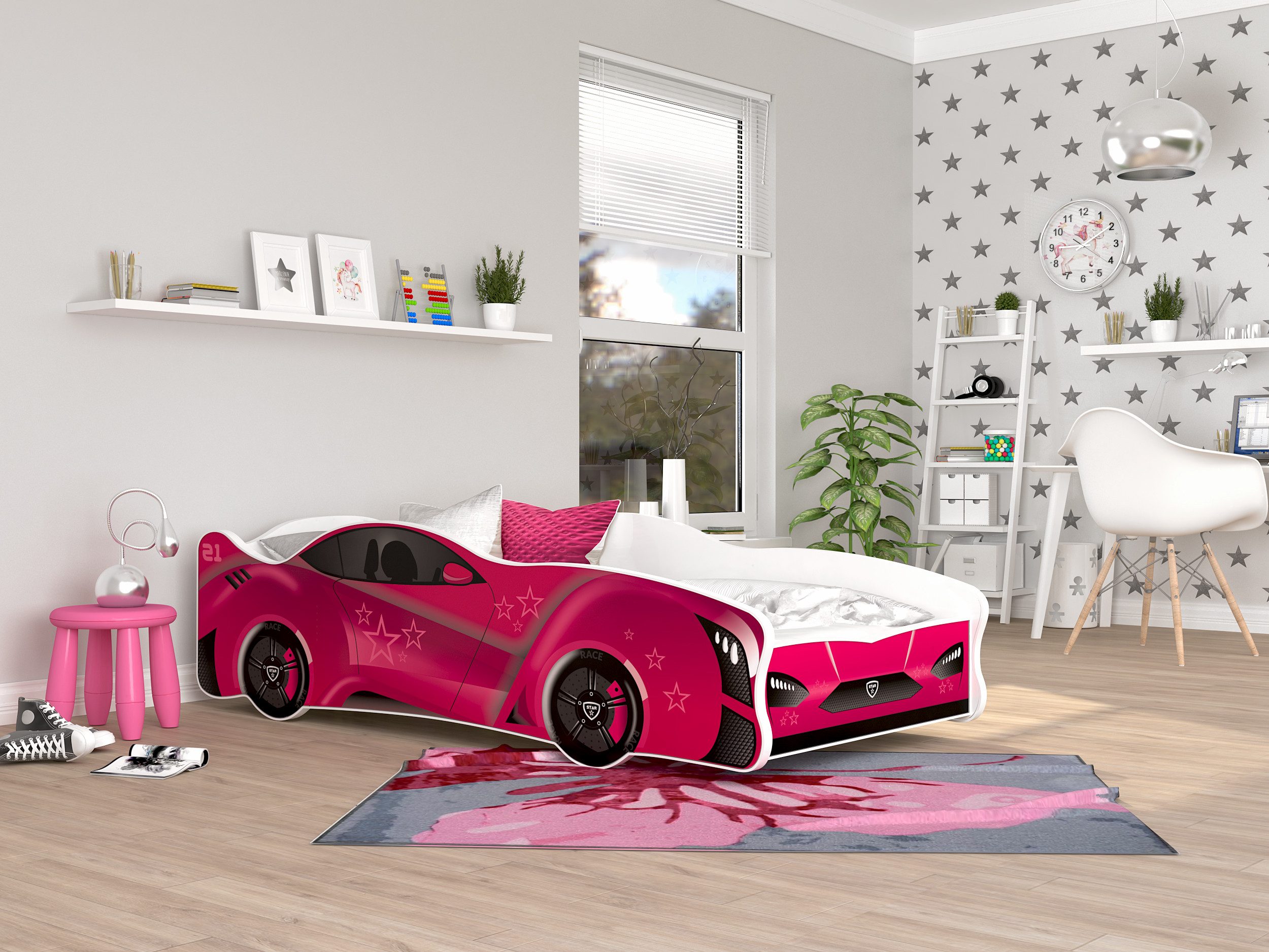 AJKmeble Autobett Kinderbett Jugendbett 80x160cm Gamerbett günstig online kaufen