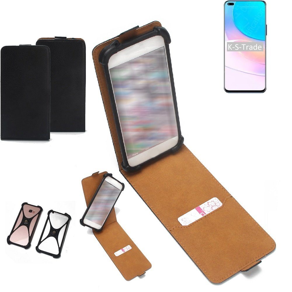 K-S-Trade Handyhülle für Huawei nova 8i, Handyhülle Schutzhülle Hülle Case Cover Flip Style Bumper