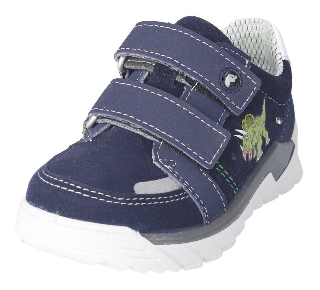 Ricosta Blinkschuh Bobi WMS: normal Sneaker mit Reflektor navy-Dino