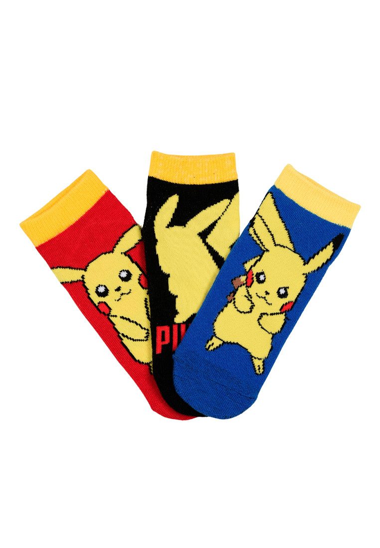 POKÉMON Sneakersocken Pikachu Kinder Jungen 6er Pack (6-Paar)