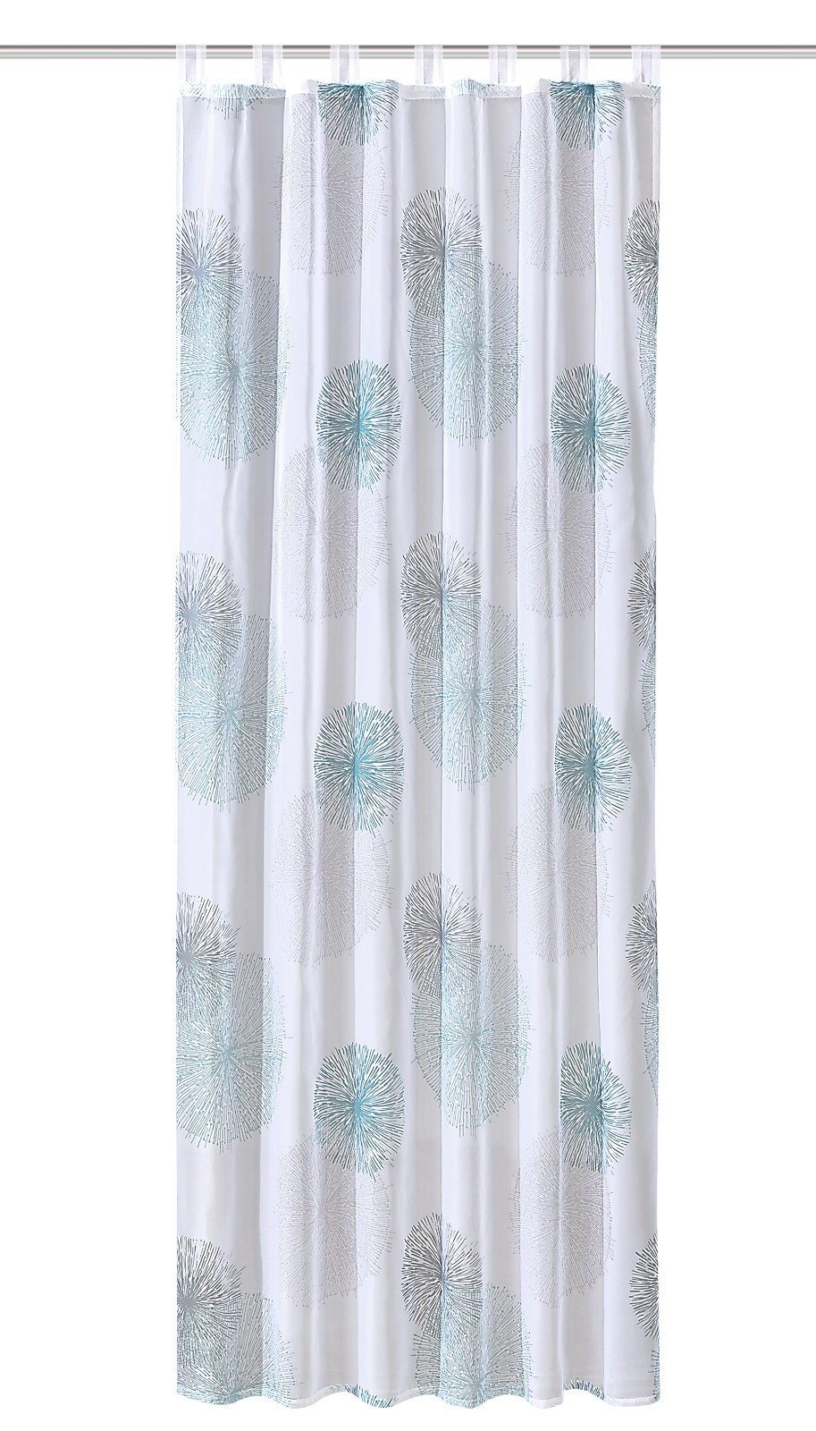 Gardine Schlaufenschal Rawlins, Voile salbei, BxH 140x245cm
