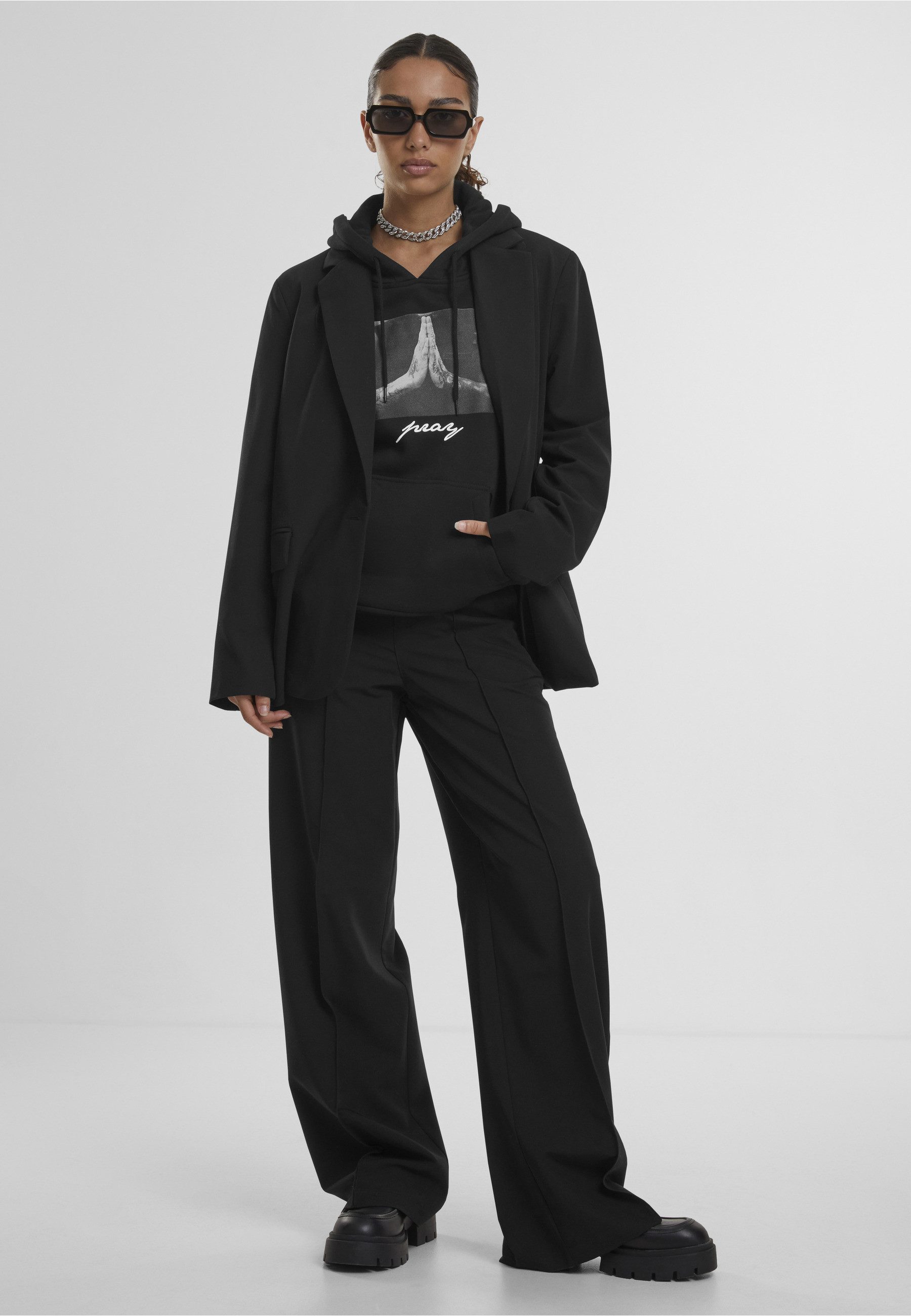 MisterTee Sweatshirt MisterTee Damen Ladies Pray Hoody
