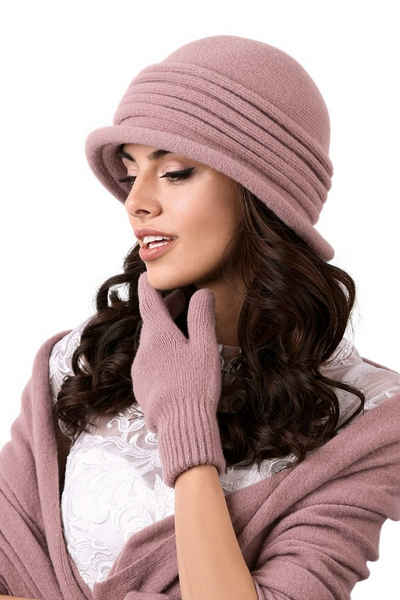 Kamea Strickmütze Winterset für Damen Salerno - Damenhut mit passendem Schal