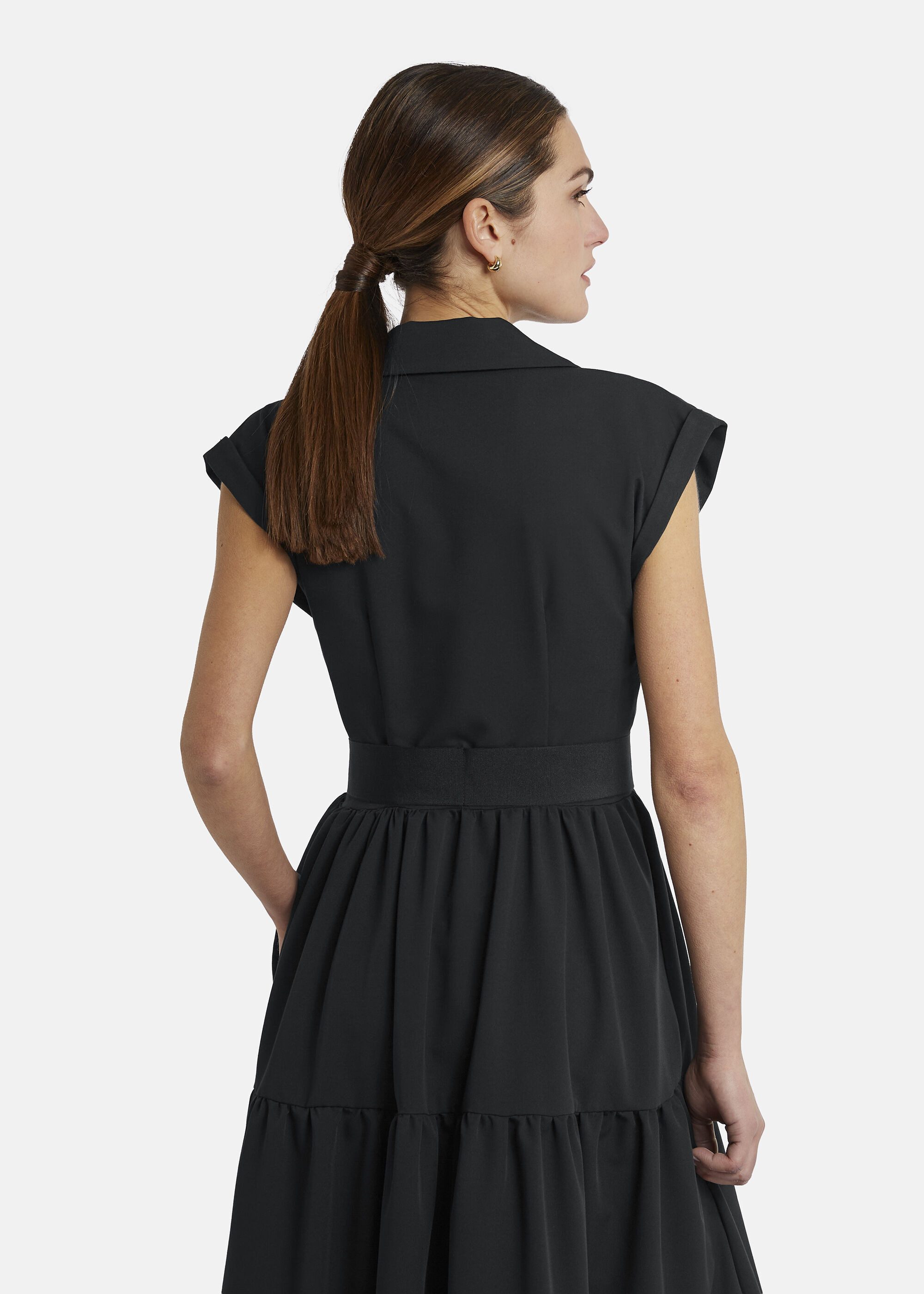 Nicowa Blusenkleid VONIWI mit Ripsband-Gürtel