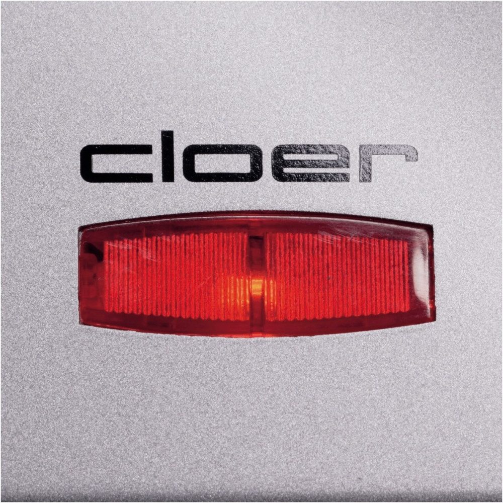 Cloer 4-in-1-Sandwichmaker Cloer 6219 Sandwichtoaster silber - Sandwichtoaster, 900 W