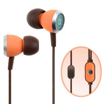 Audiofly AF33M Premium In-Ear-Kopfhörer (Multifunktionsknopf, Coral, Ohrhörer, mit Mikrofon)