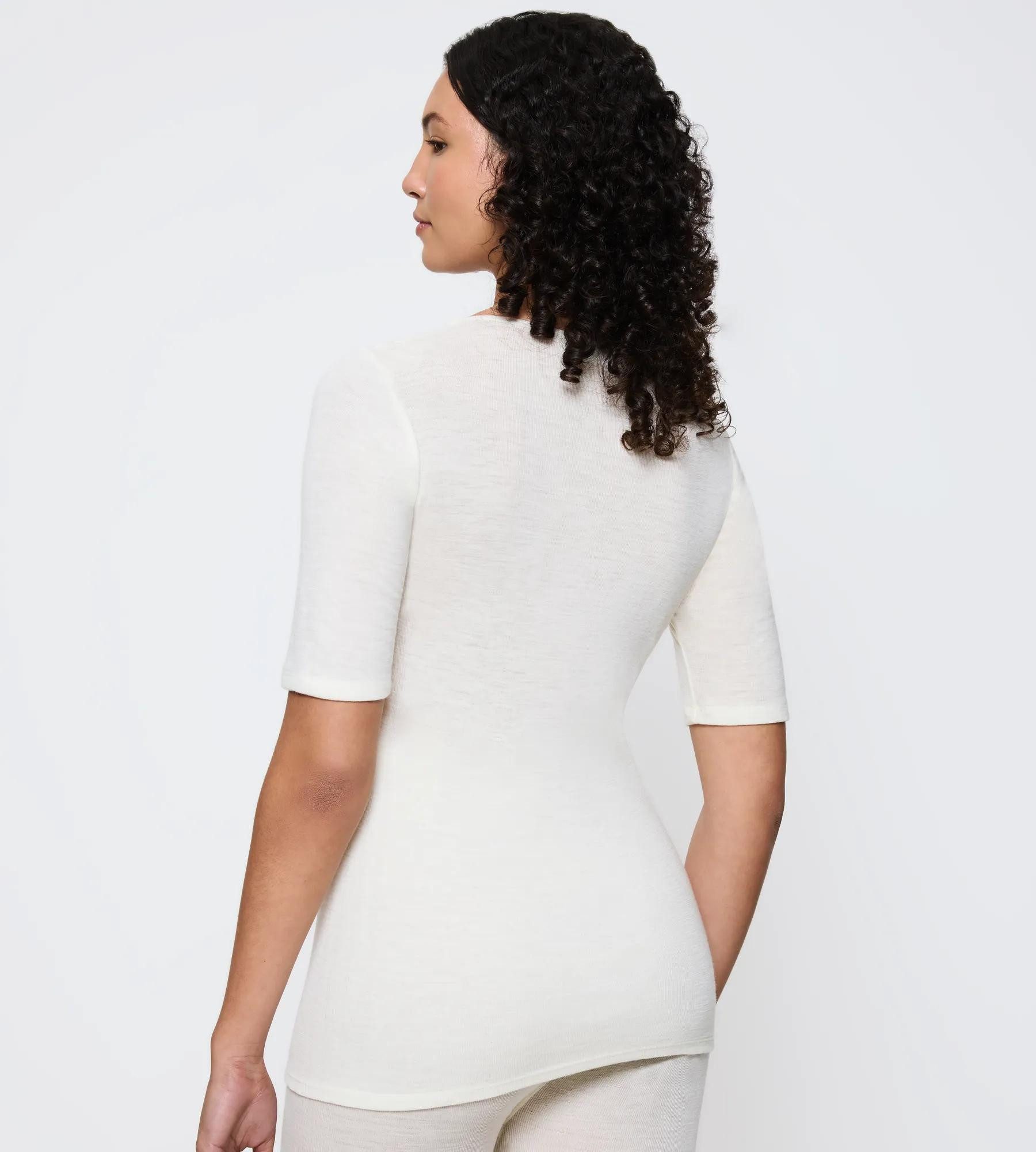 Triumph T-Shirt Beauty Layers SSL Top Wool weiche Wolle, Rundhalsausschnitt, wärmend