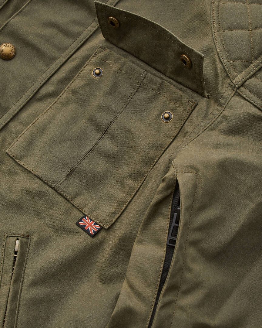 Belstaff Motorradjacke Brooklands Motorrad Wachsjacke Wasserdicht günstig online kaufen