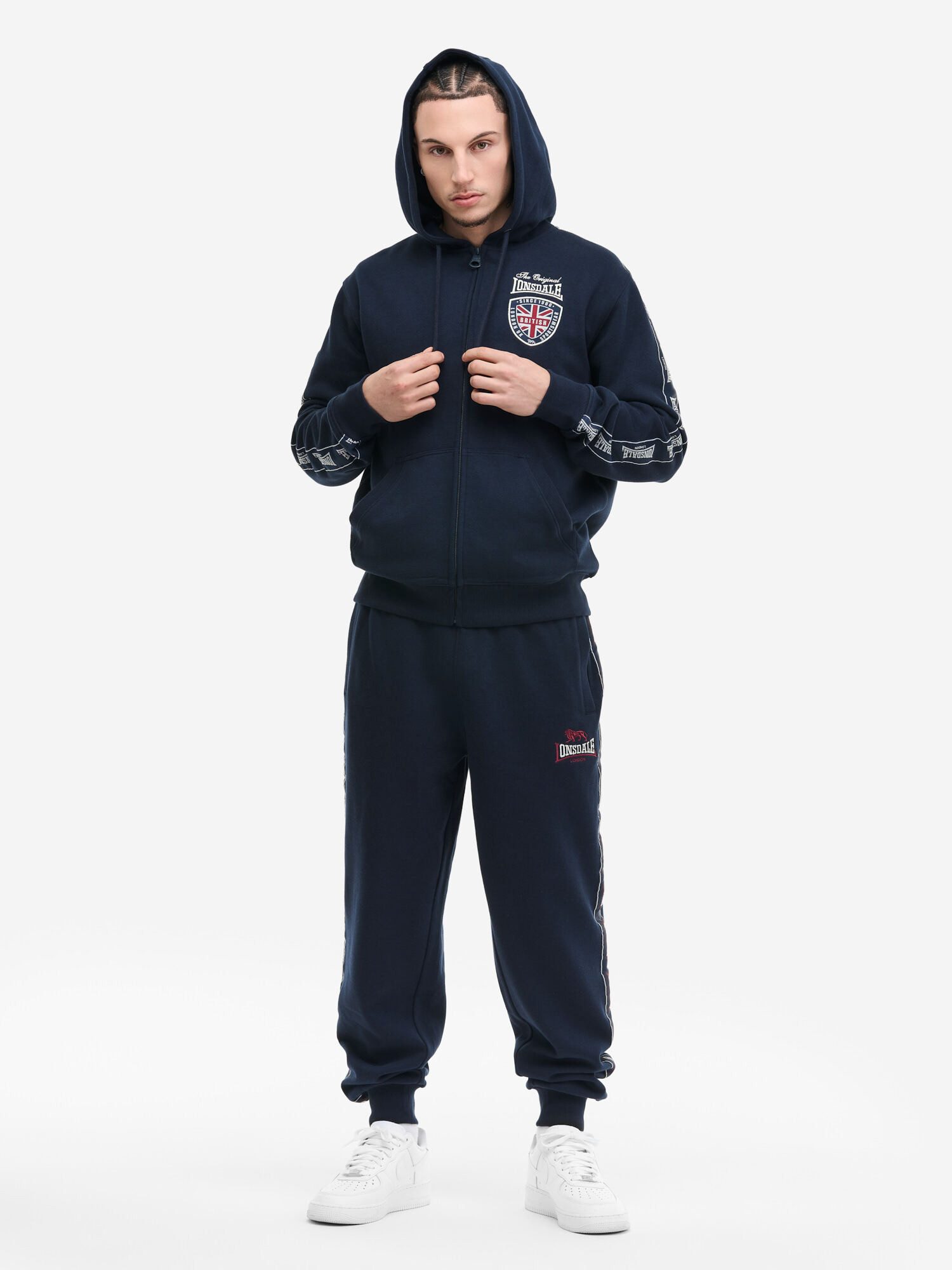 Lonsdale Kapuzensweatjacke MATFEN (1-tlg)