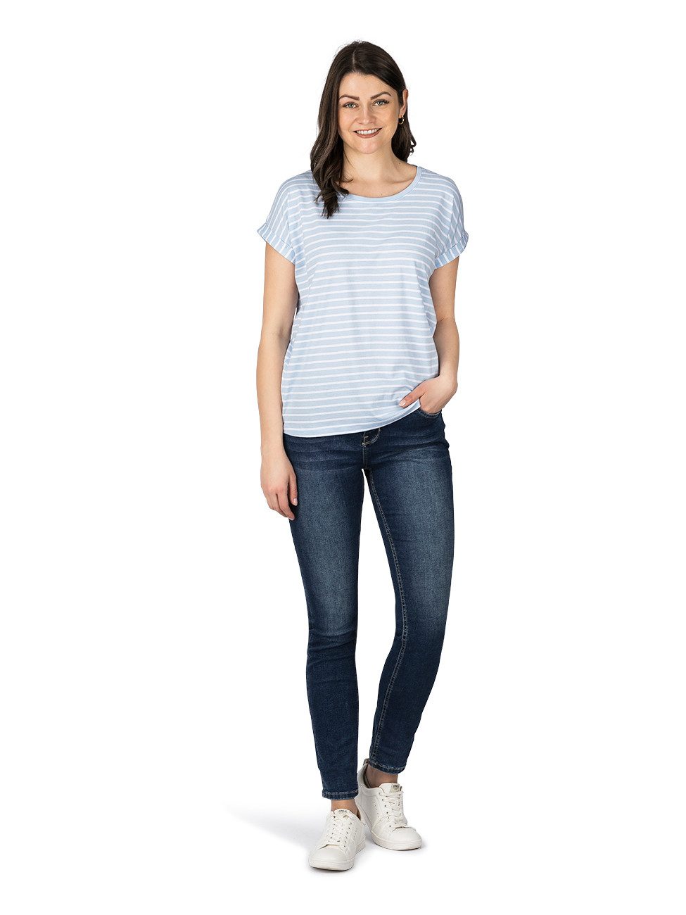 DENIMFY T-Shirt Damen Top DFSophie Regular günstig online kaufen