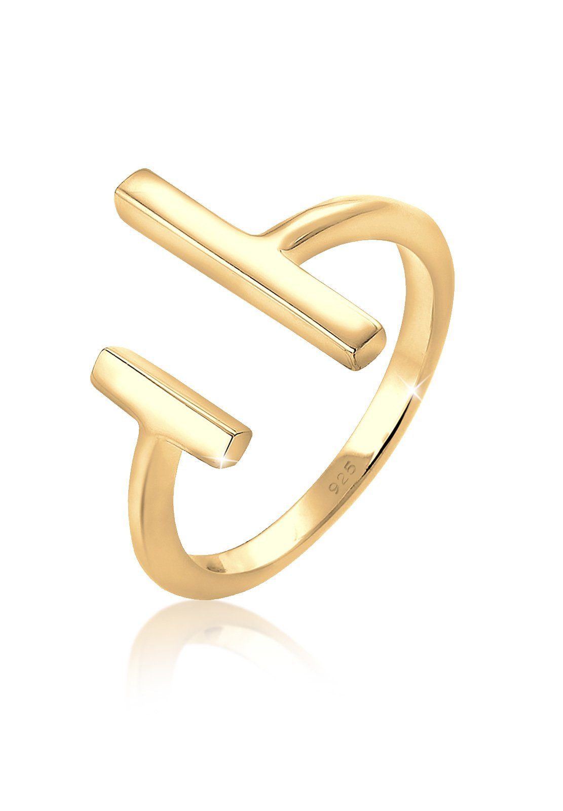 Elli Fingerring Offen Verstellbar Geo Stab günstig online kaufen