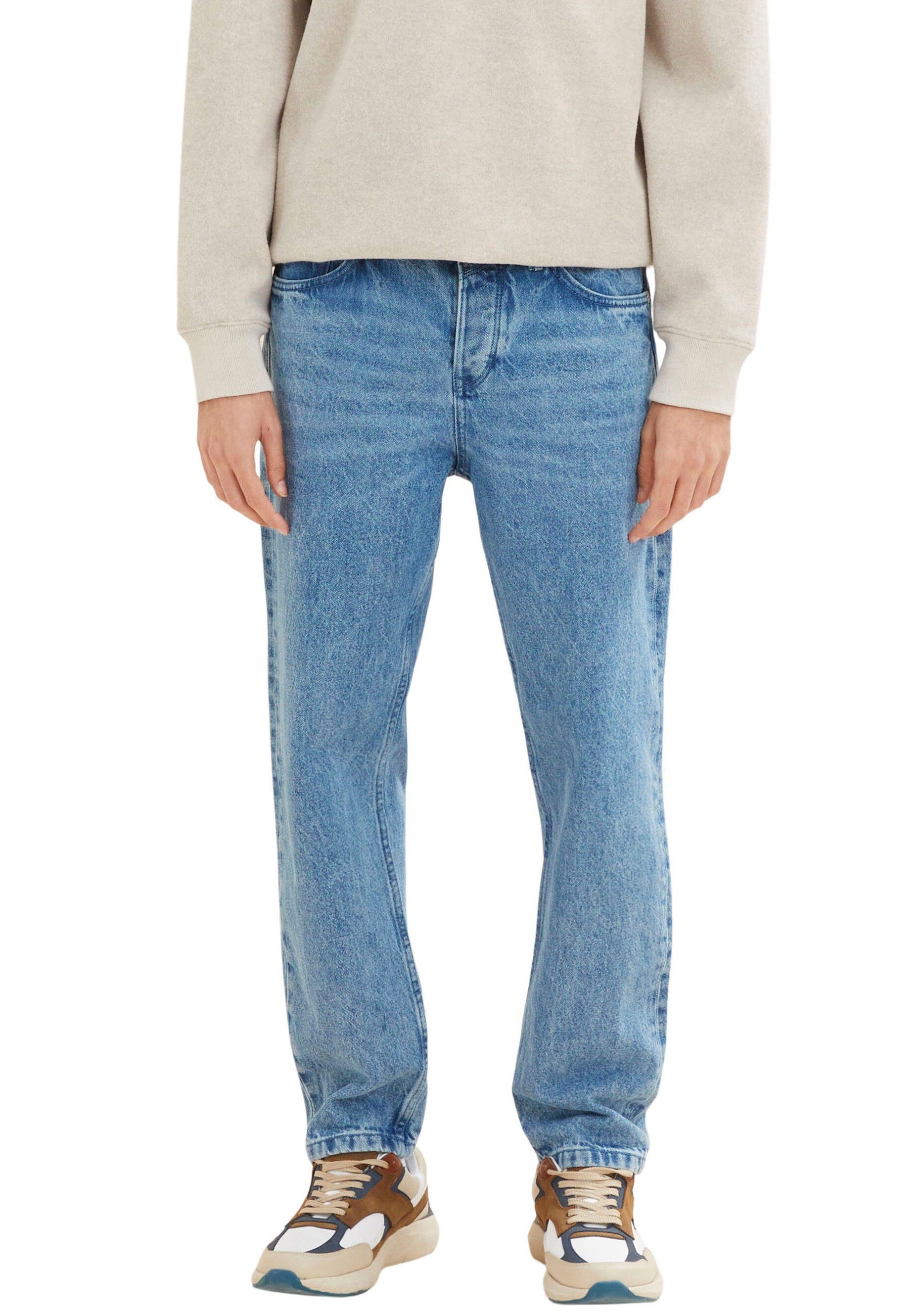 TOM TAILOR Denim Loose-fit-Jeans aus reiner Baumwolle used light30