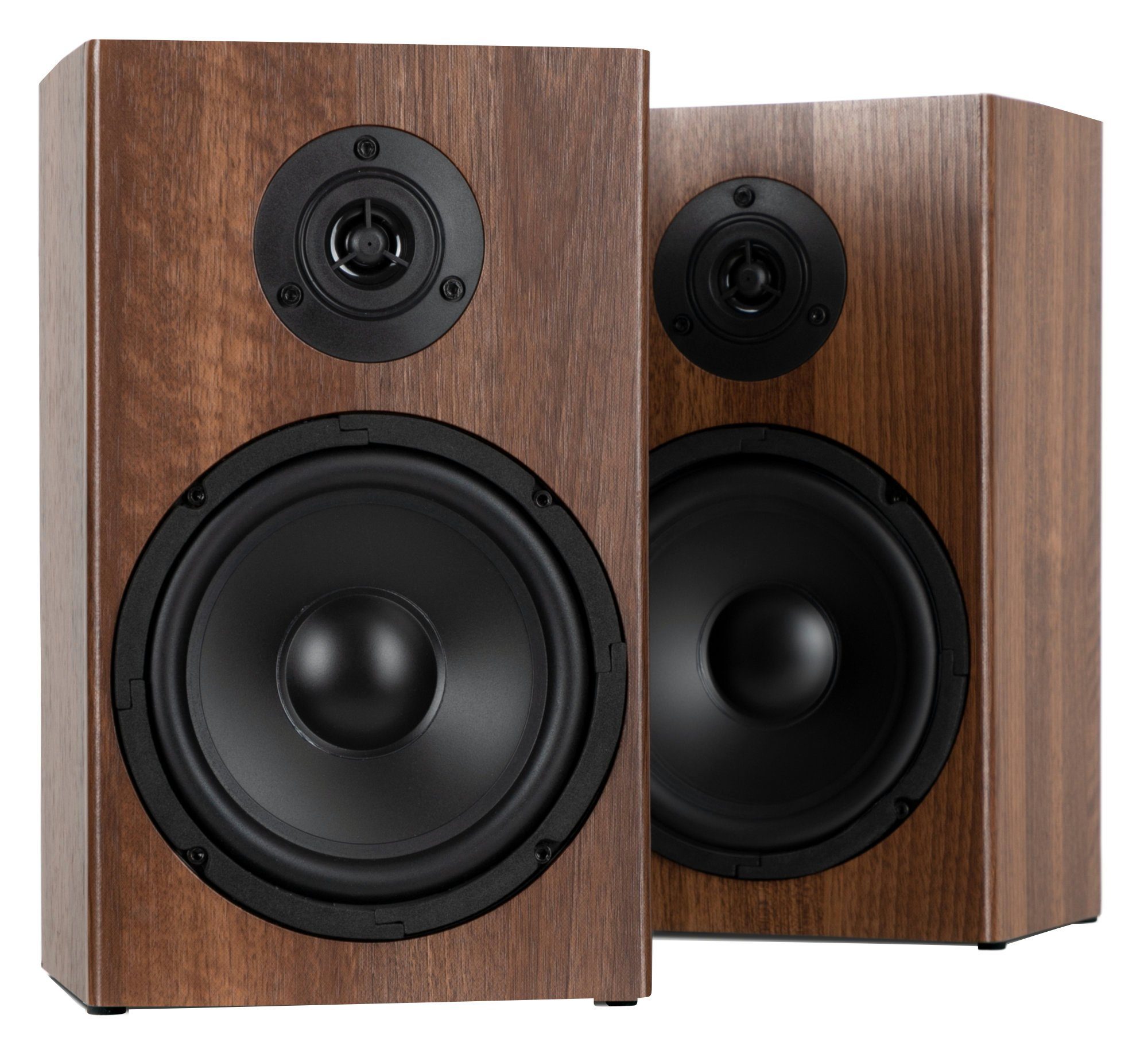 McGrey MAMP-4100BT / BSS-265 Stereoanlage Set mit Bluetooth Stereoanlage (40 W, Vielseitiges HiFi-Boxen-Paar)