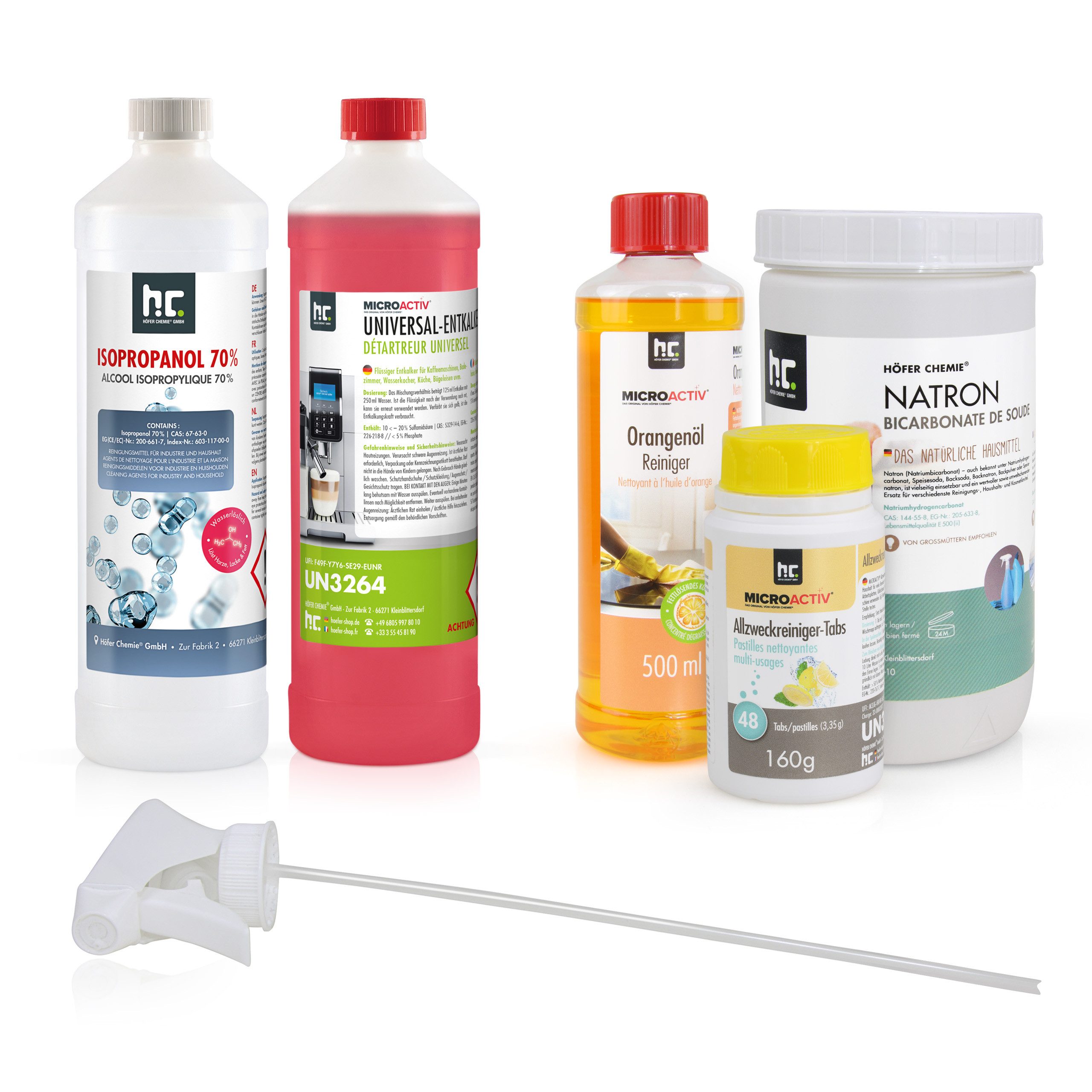 Probierset Microactiv® Reinigungsmittel & Haushaltshelfer Grundreiniger