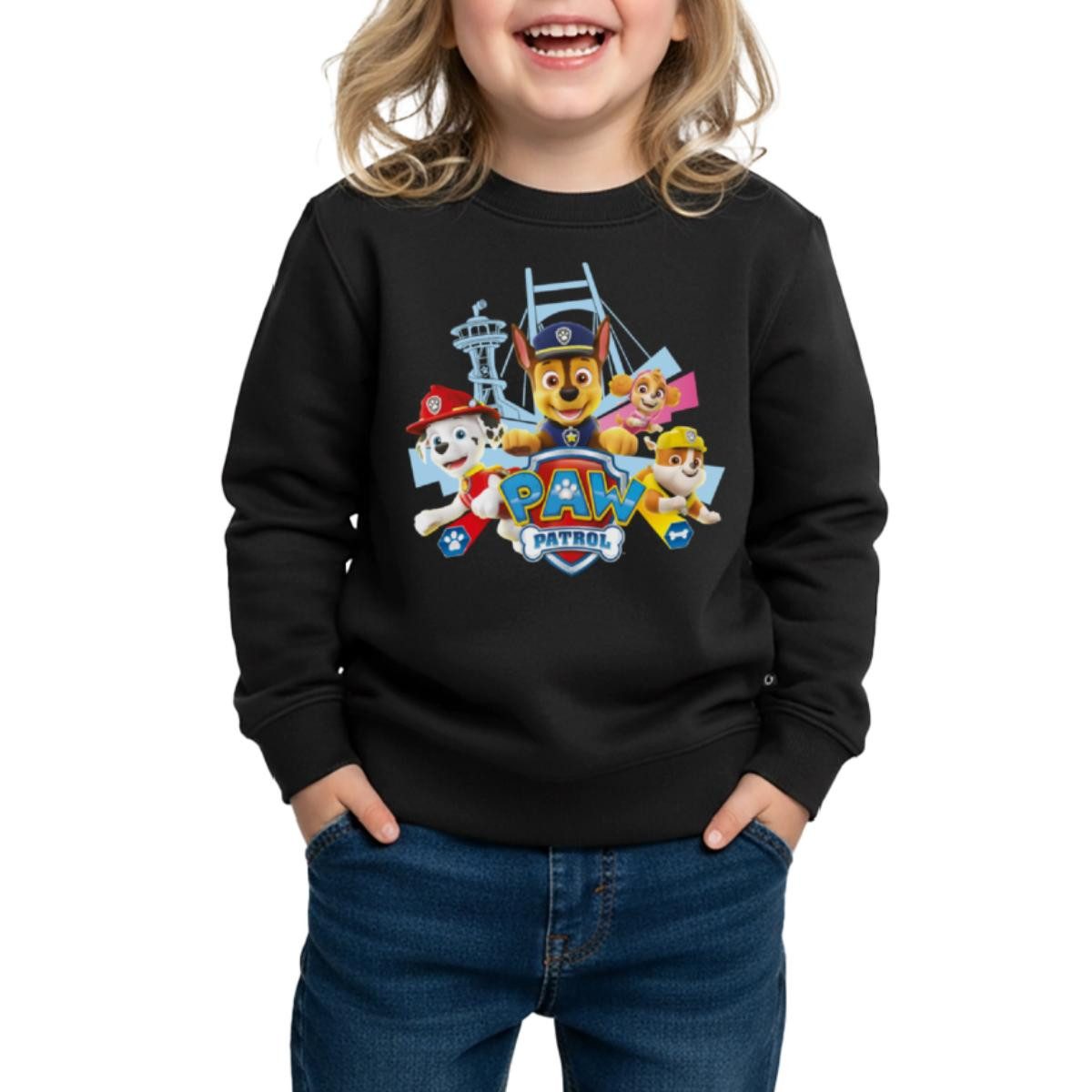 Sweatshirt Paw Patrol Logo Kinder Premium Pullover