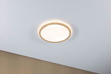 Paulmann LED Panel Atria Shine IP44 16W 3000K 293mm Eiche Kunststoff, LED fest integriert, Warmweiß, Hintergrundbeleuchtung